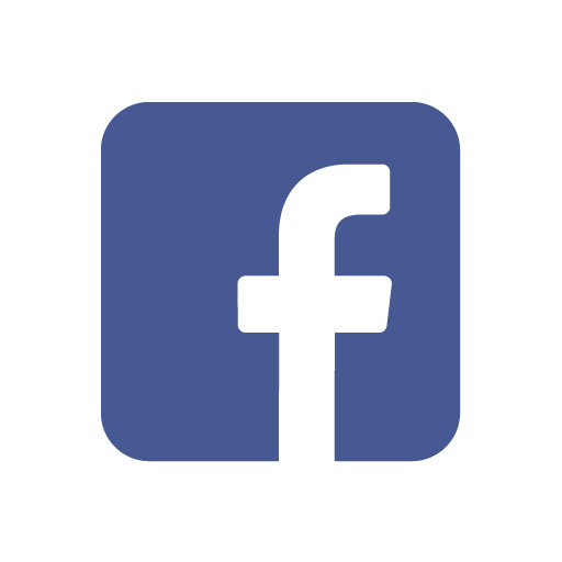 Facebook logo with a dark background