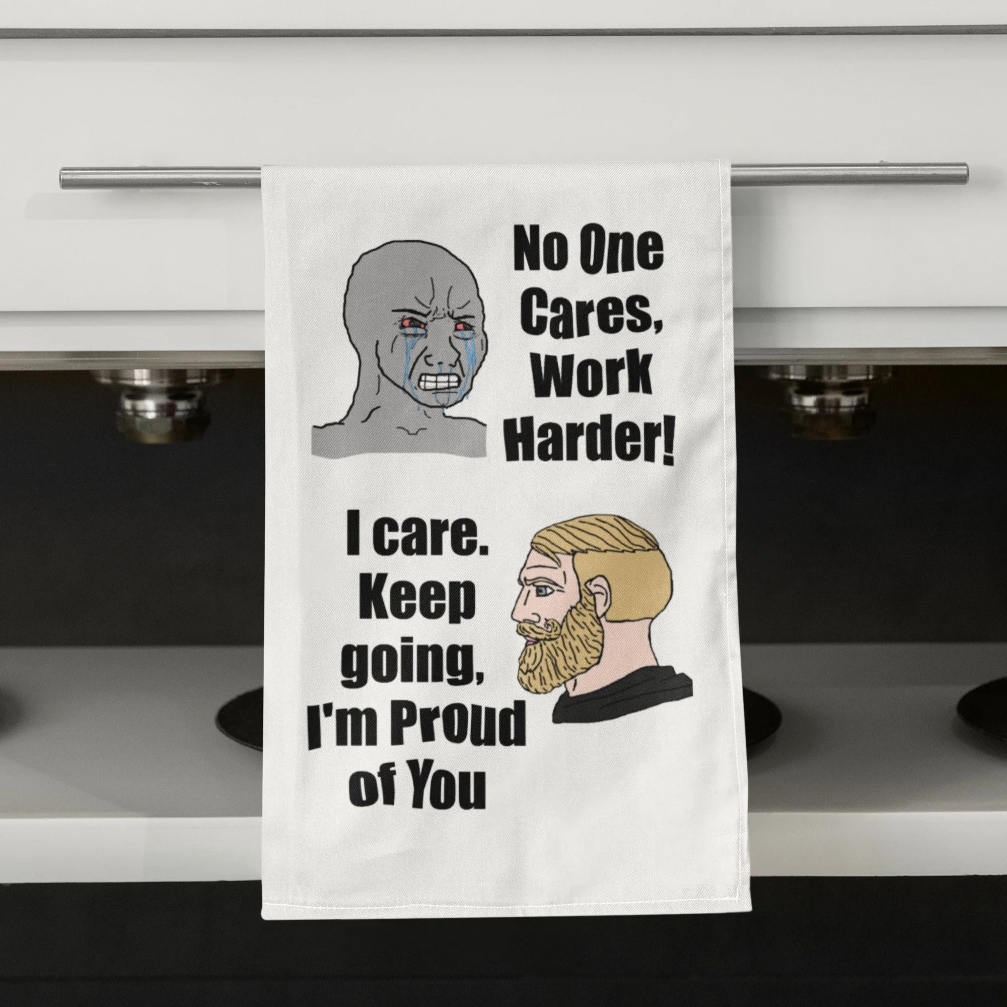 Chad vs Soyboy - Tea Towel