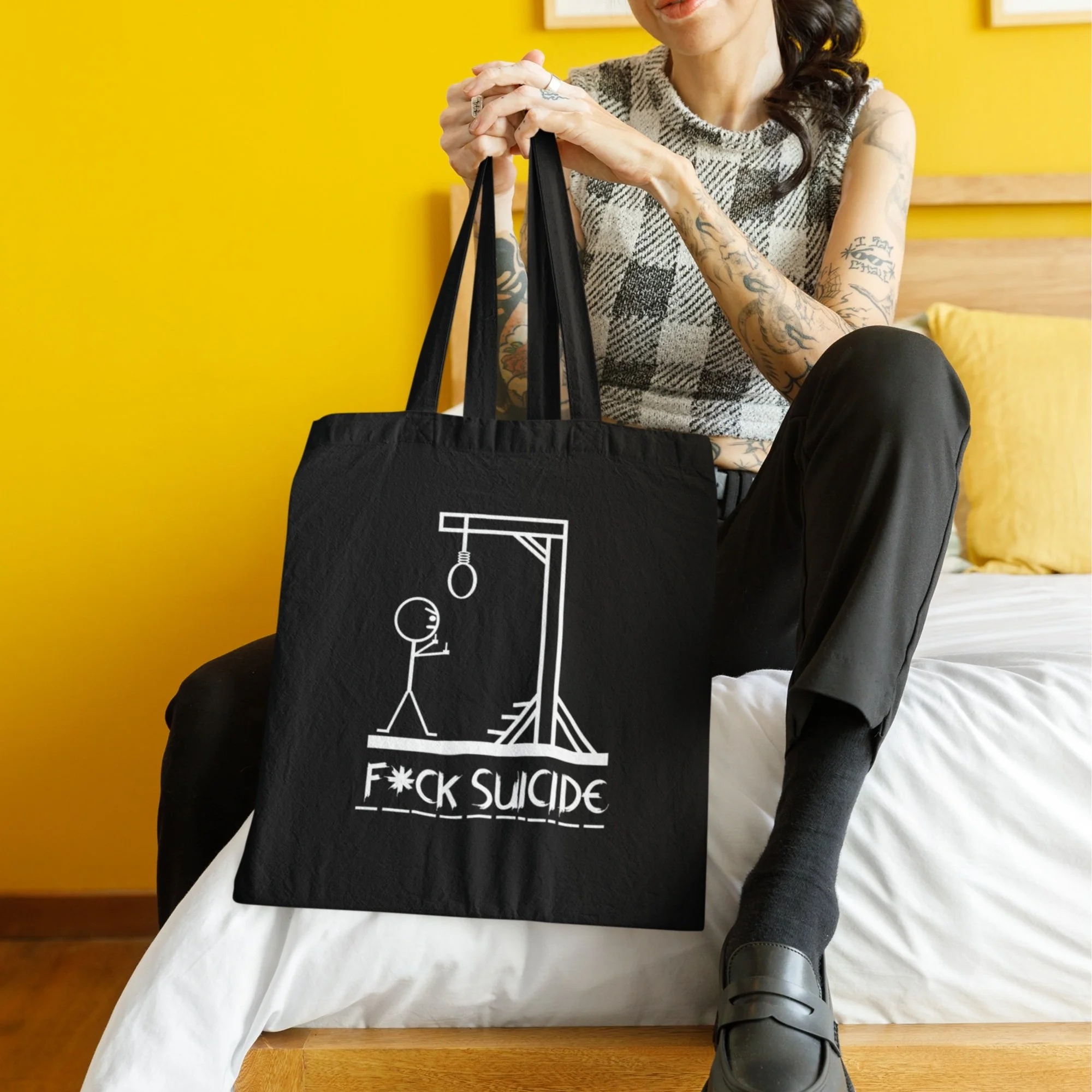 F*ck Suicide - Tote Bag