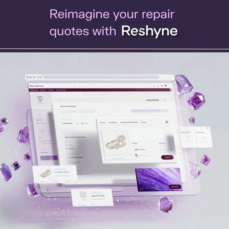 Reshyne – Website & UX Copy for a Jewelry Repair Management Software Startup