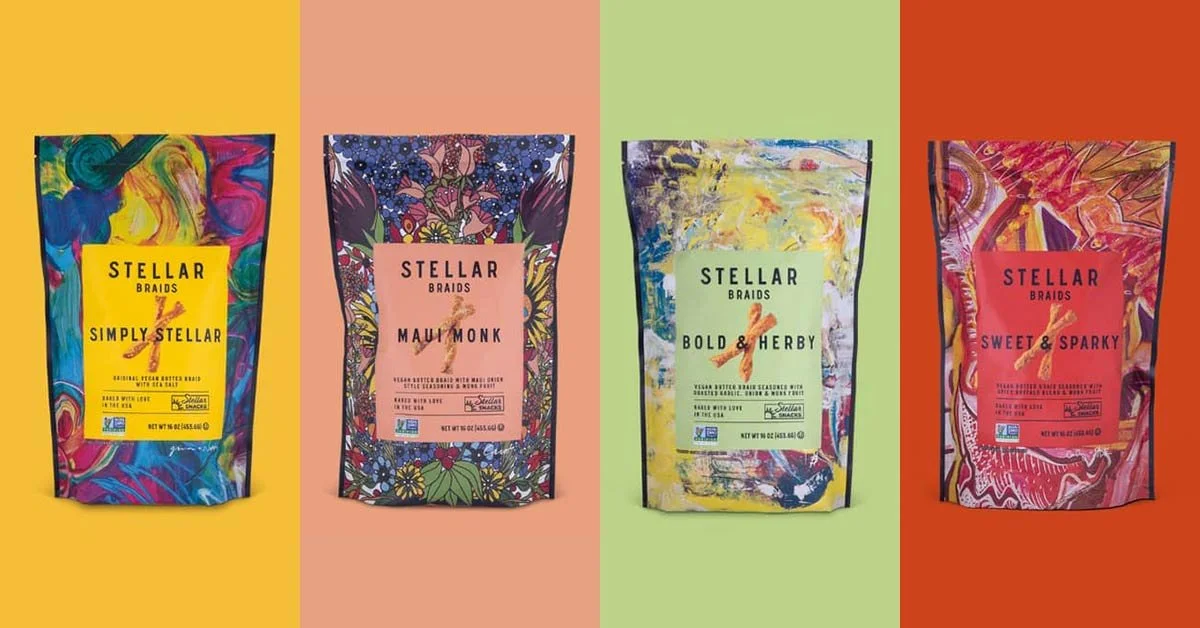 Stellar Snacks – product packaging