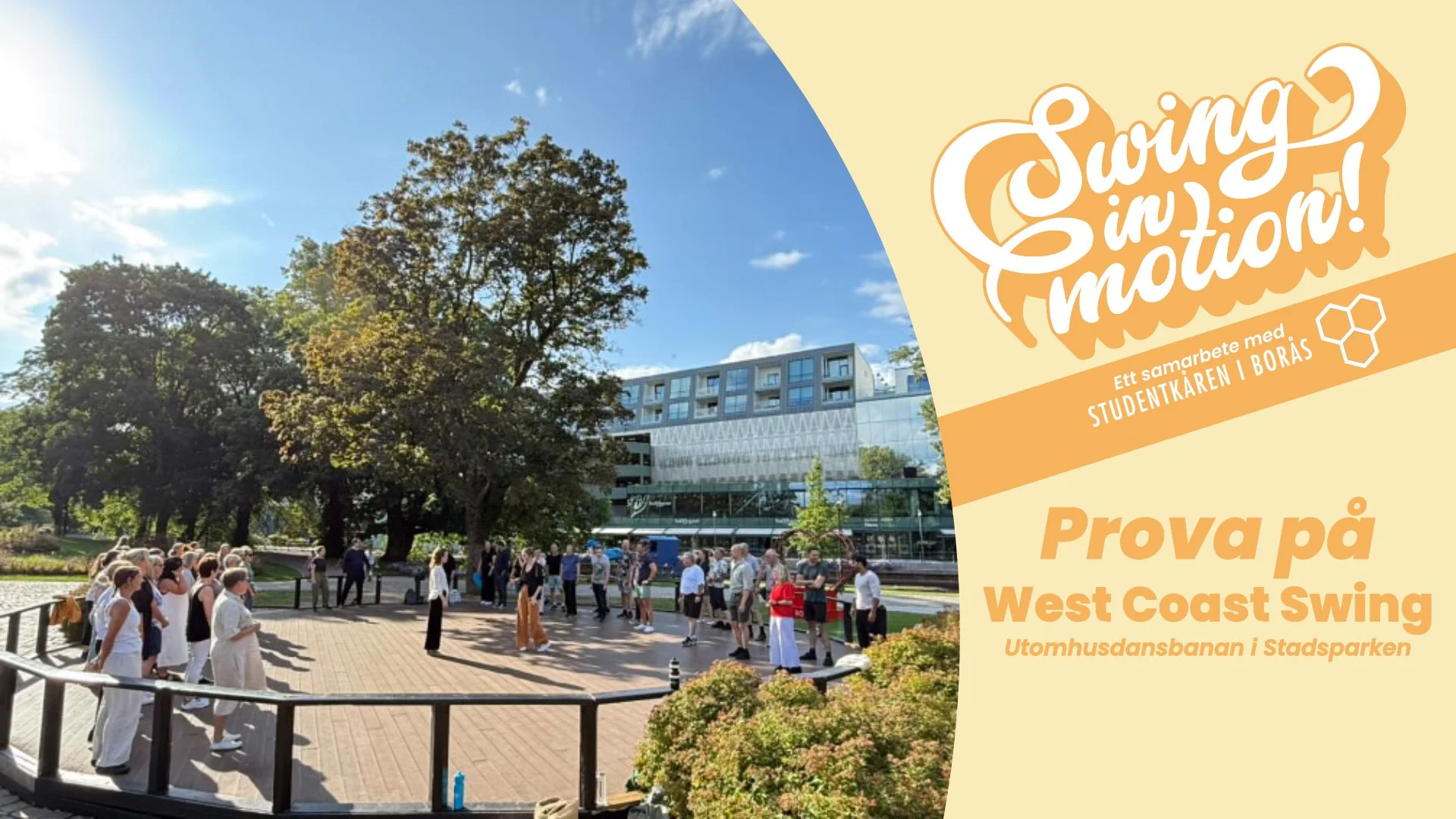 Prova på West Coast Swing i Stadsparken 23/6