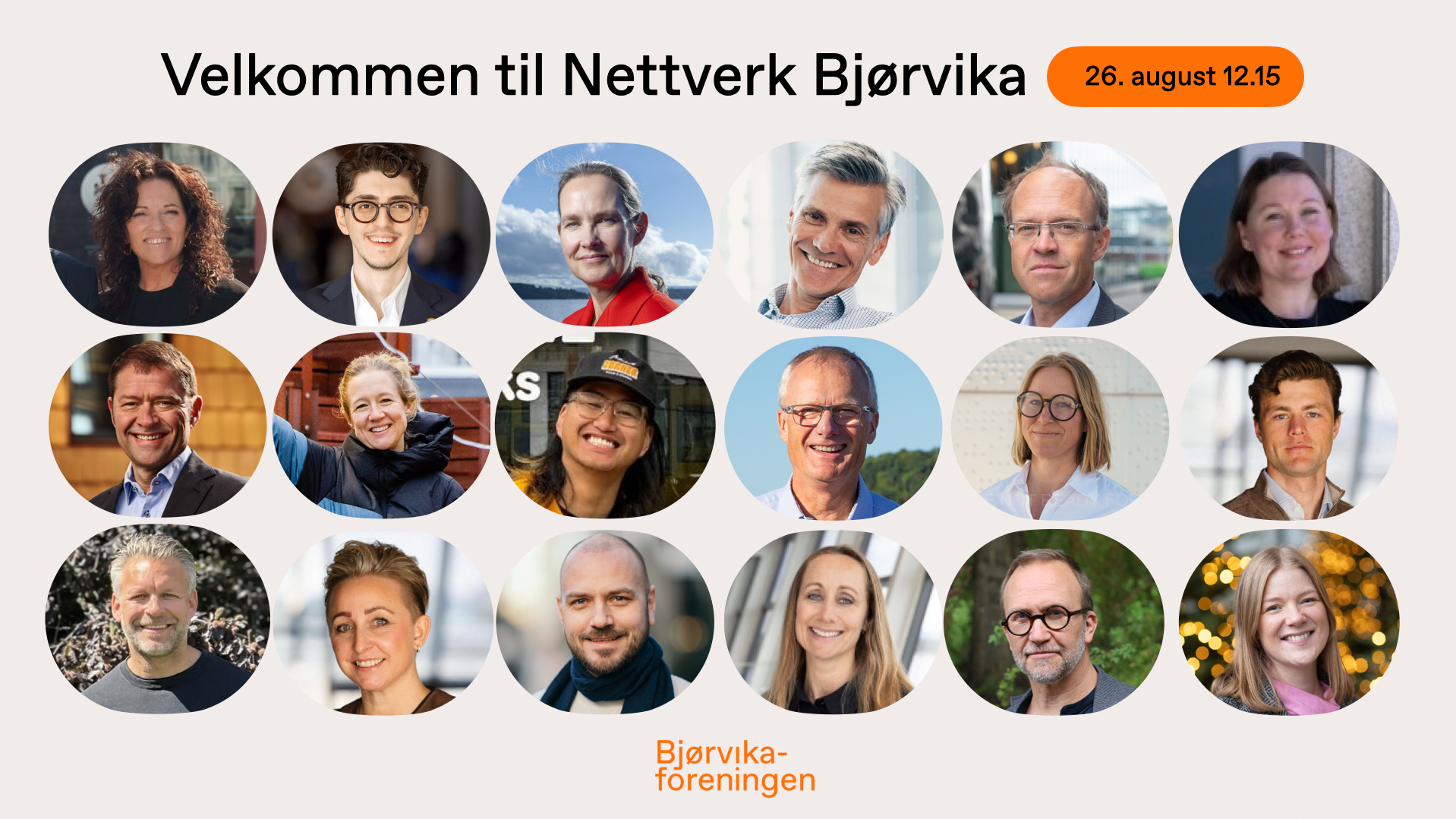 Nettverk Bjørvika på MUNCH: Møt årets talere den 26. august