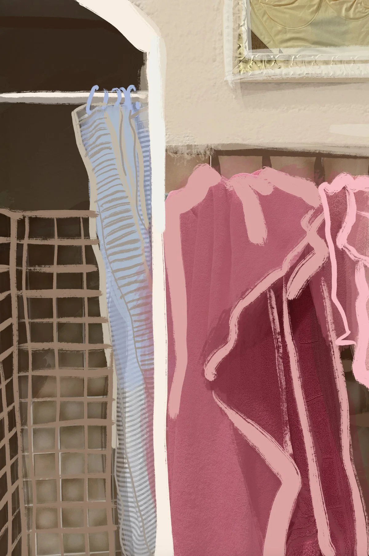 Salle de bain – Mixed Media