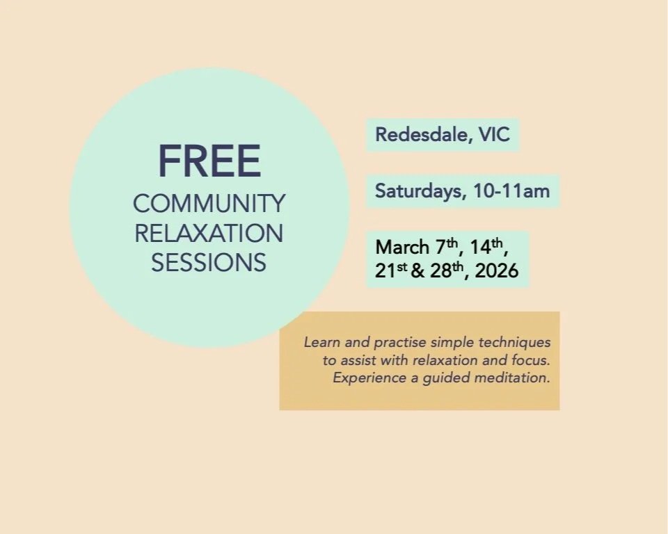FREE Community Relaxation Sessions - March 2026