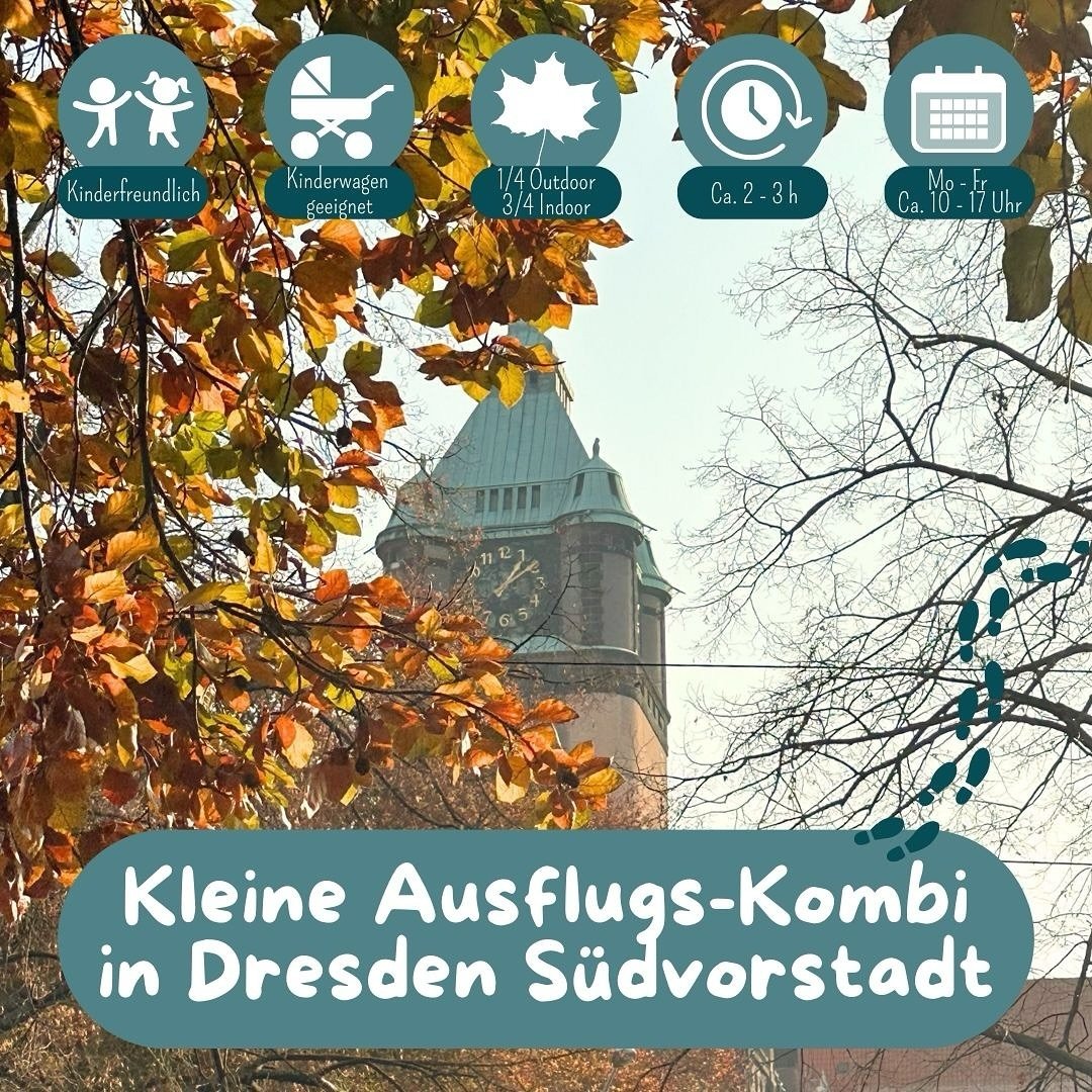 Ihr braucht noch eine Idee, was man mal in der Woche Nachmittags (oder auch Vormittags/Mittags) jetzt in der k&uuml;hleren Jahreszeit mit den Kindern oder Babym&auml;usen machen kann? 

Hier kommt eine sch&ouml;ne Runde im Stadtteil S&uuml;dvorstadt.
