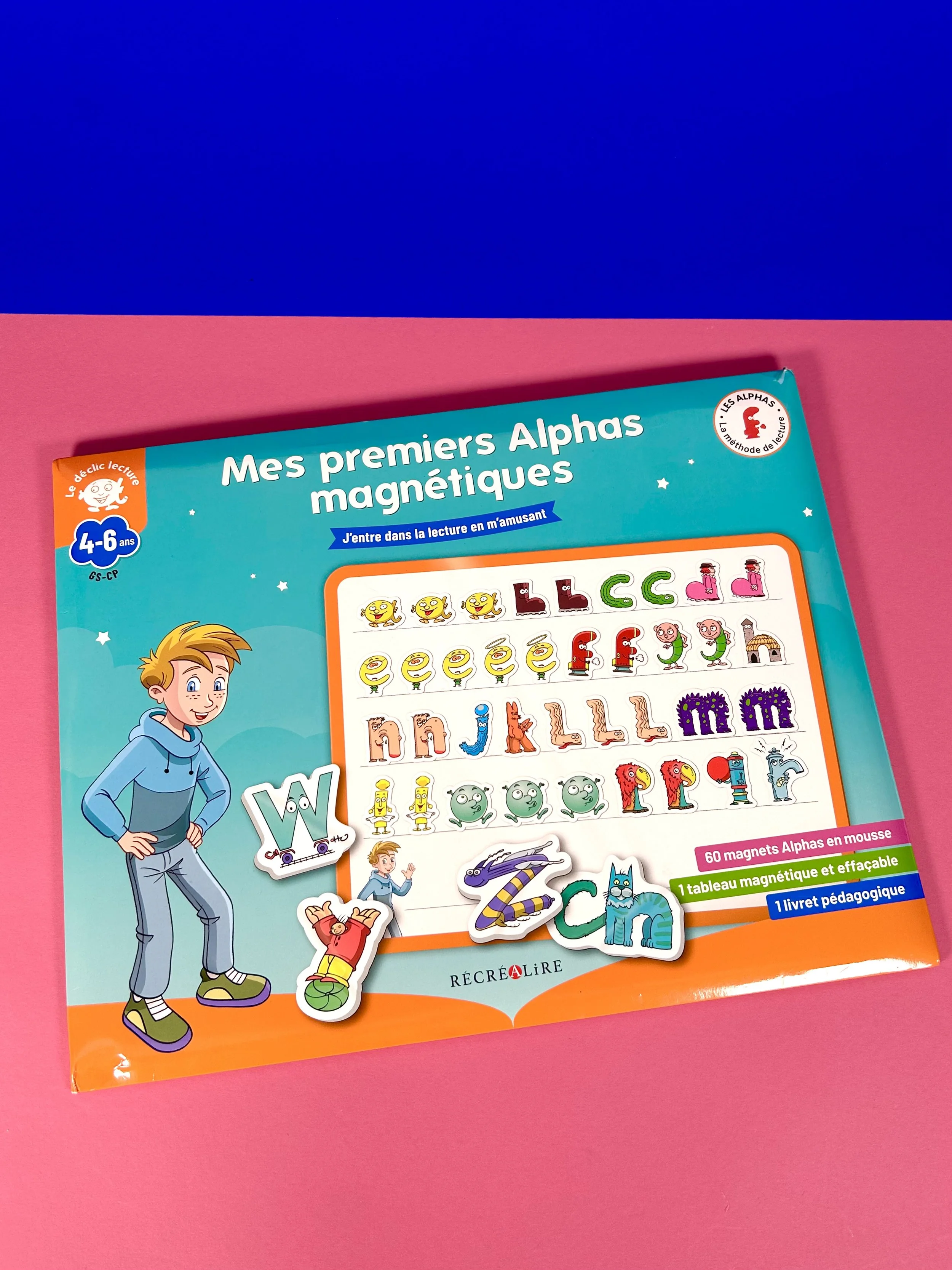 Mes premiers alphas magnétiques	-   Récré à lire