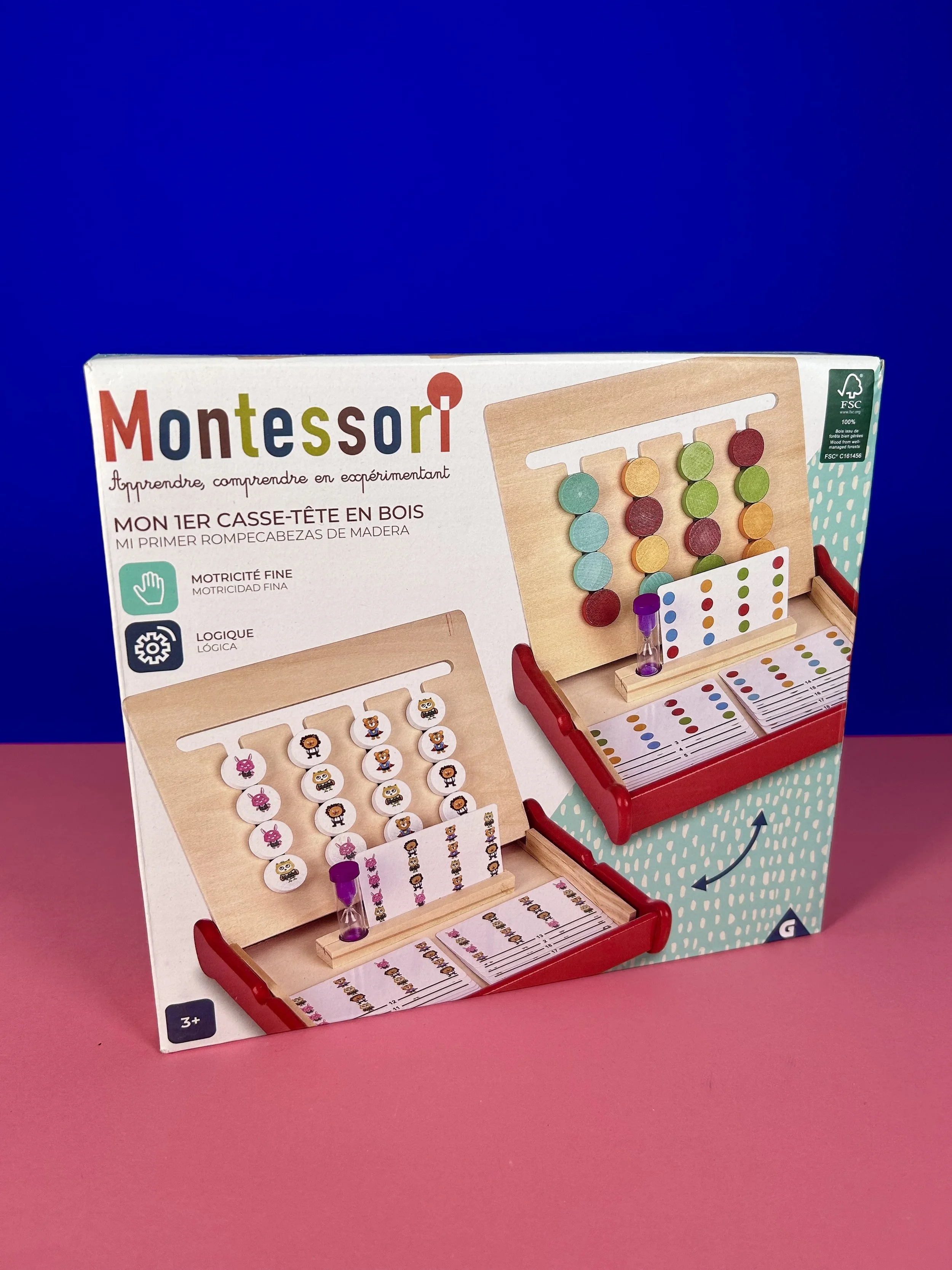 Mon premier casse tête en bois    -	Montessori