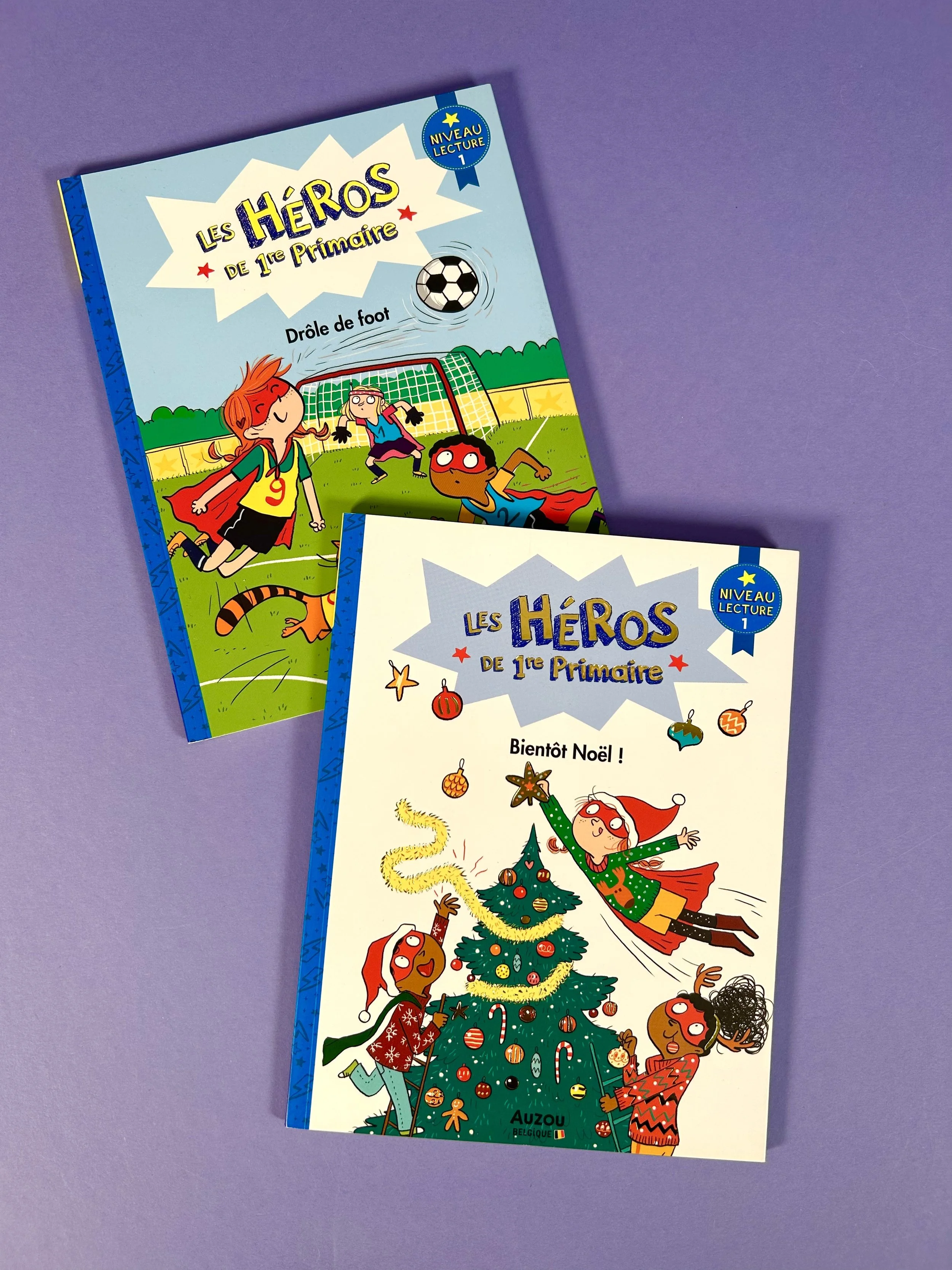 Lots de 2 livres - les héros de 1ère primaire