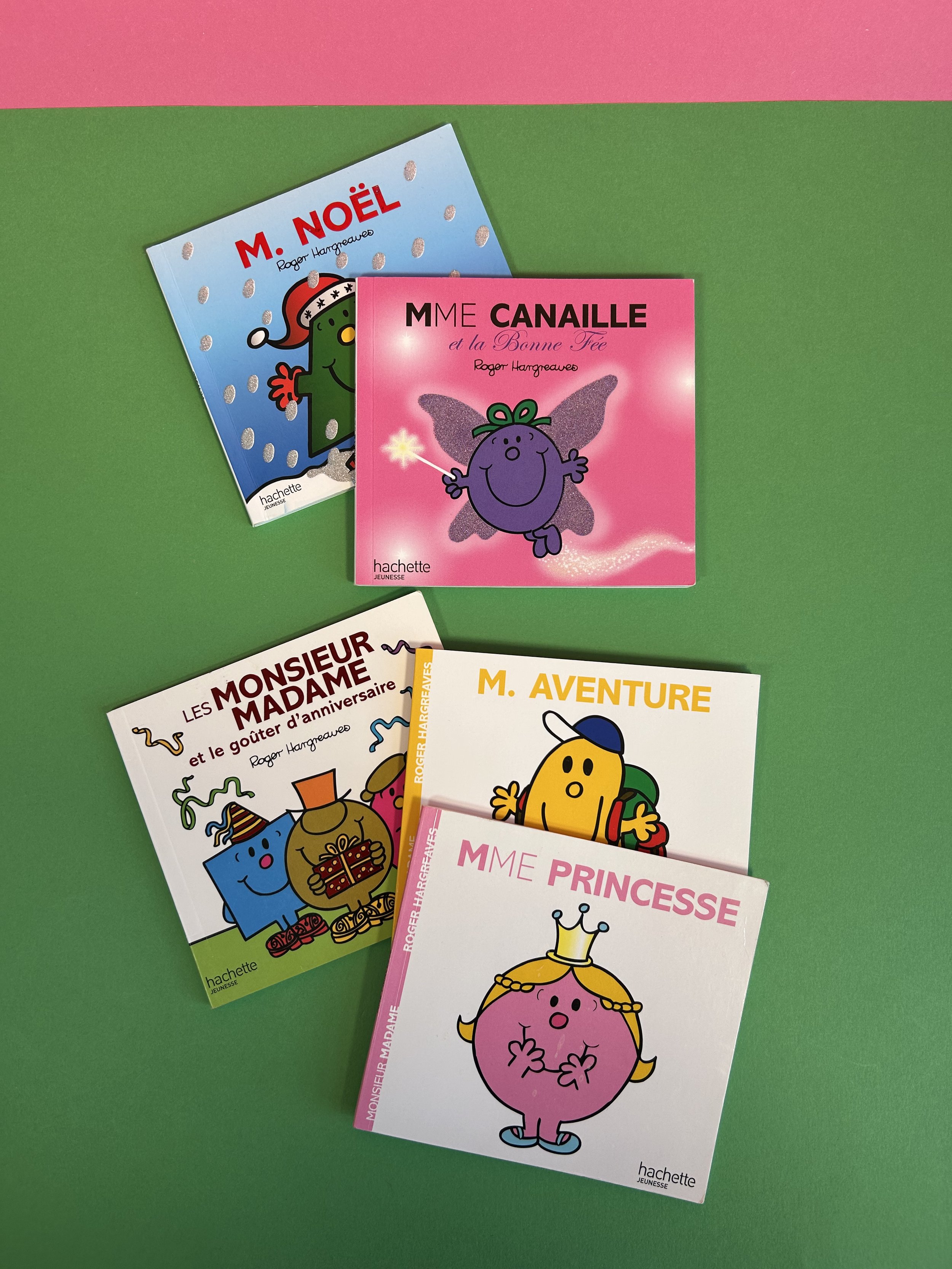 Lot 5 livres : Monsieur Madame - Hachette