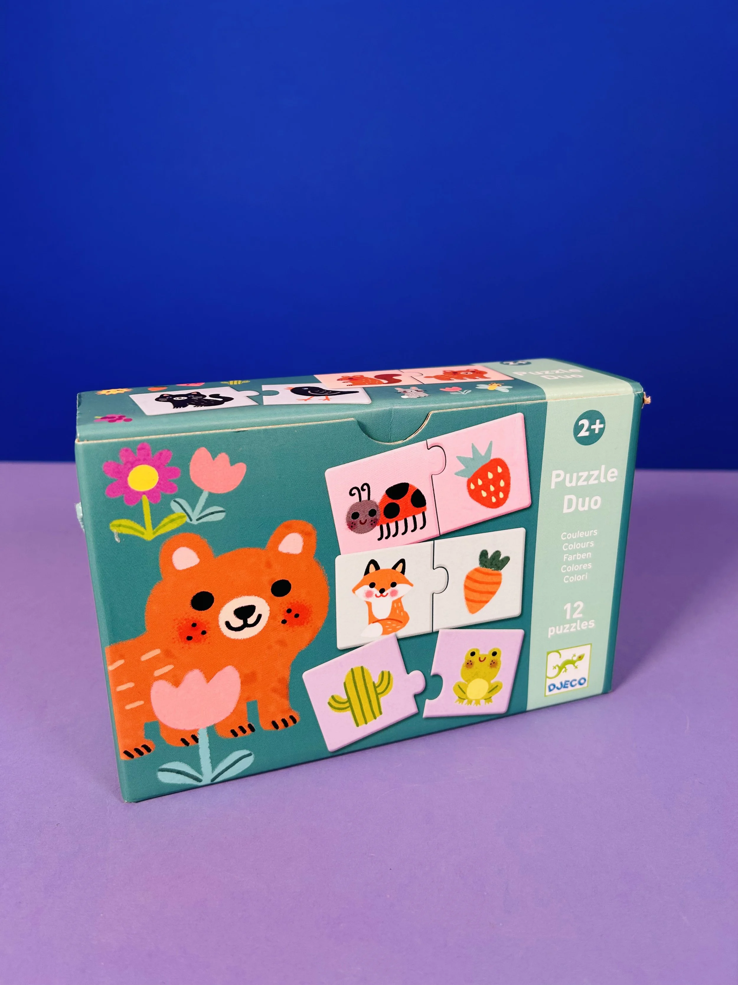 Puzzle duo - couleurs 	Djeco
