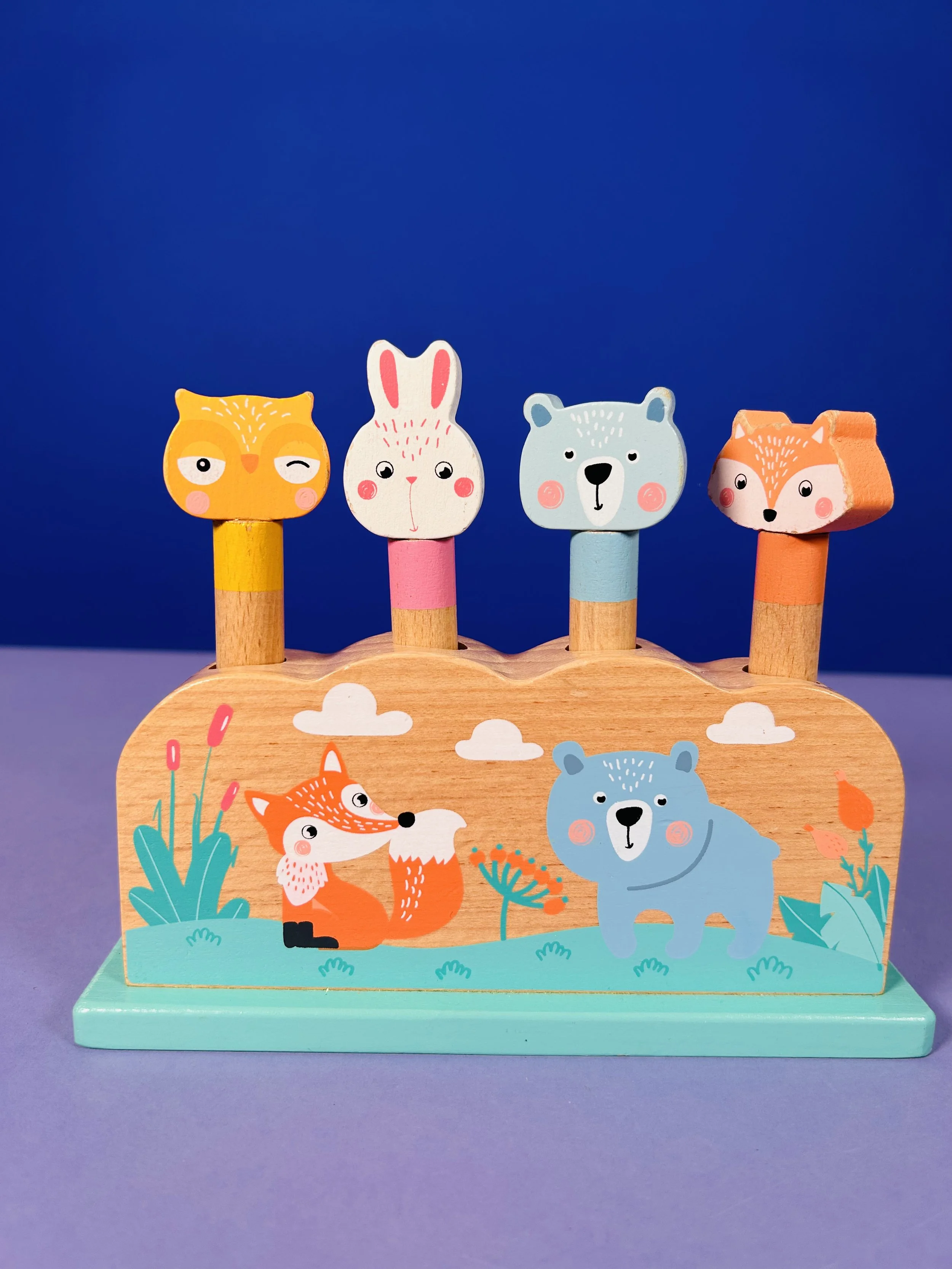 Jeu pop up - animaux de la forêt