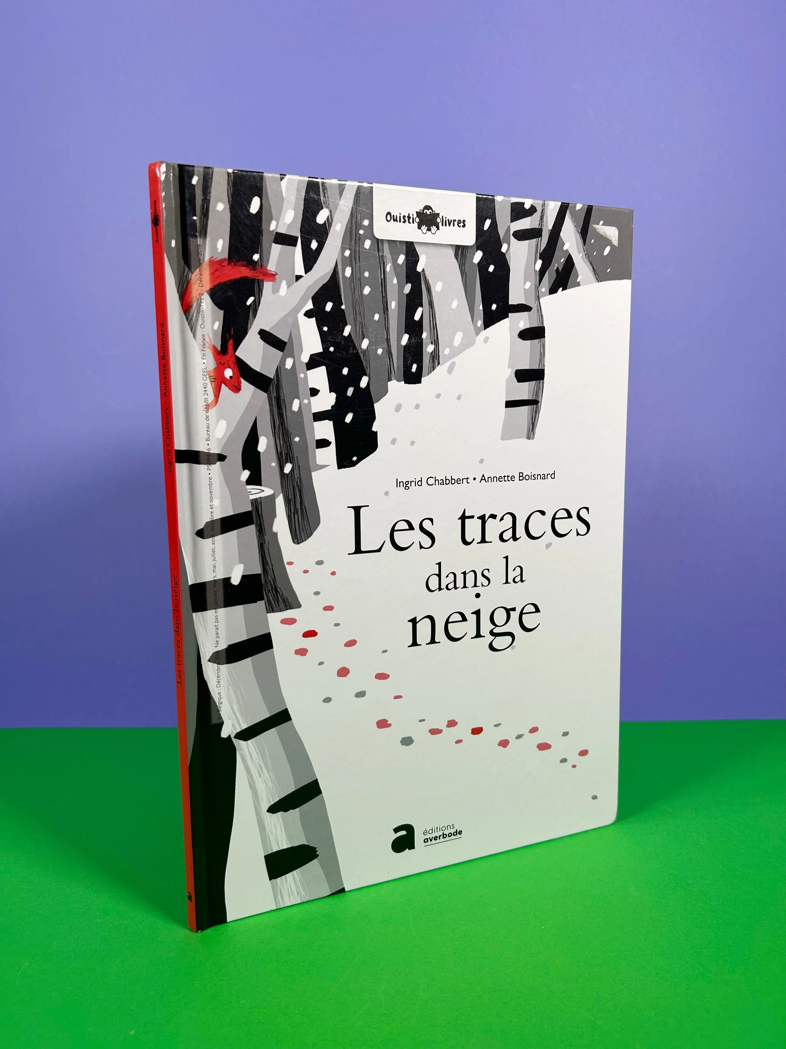 Les traces dans la neige
