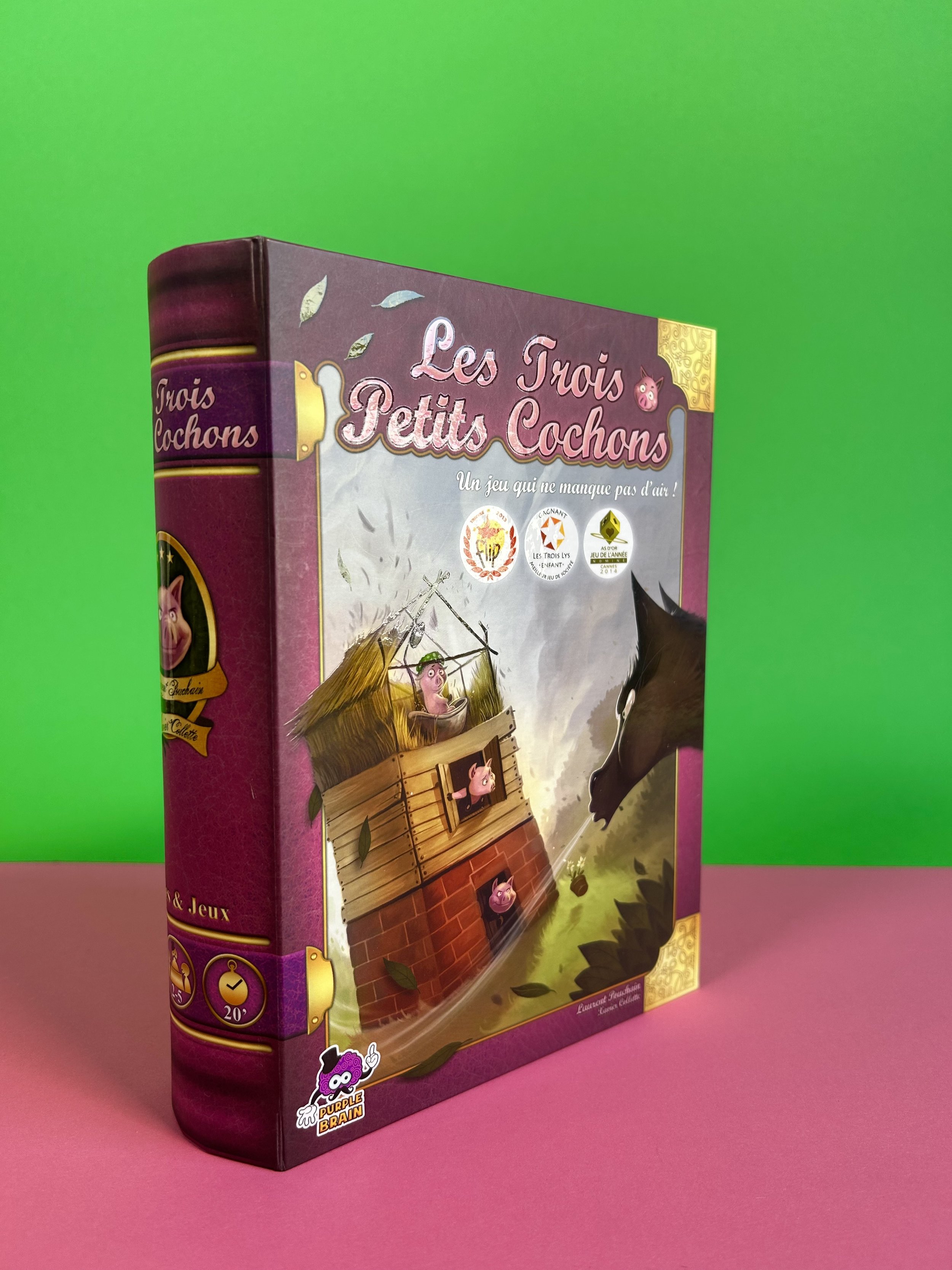 Les trois petits cochons - Purple brain