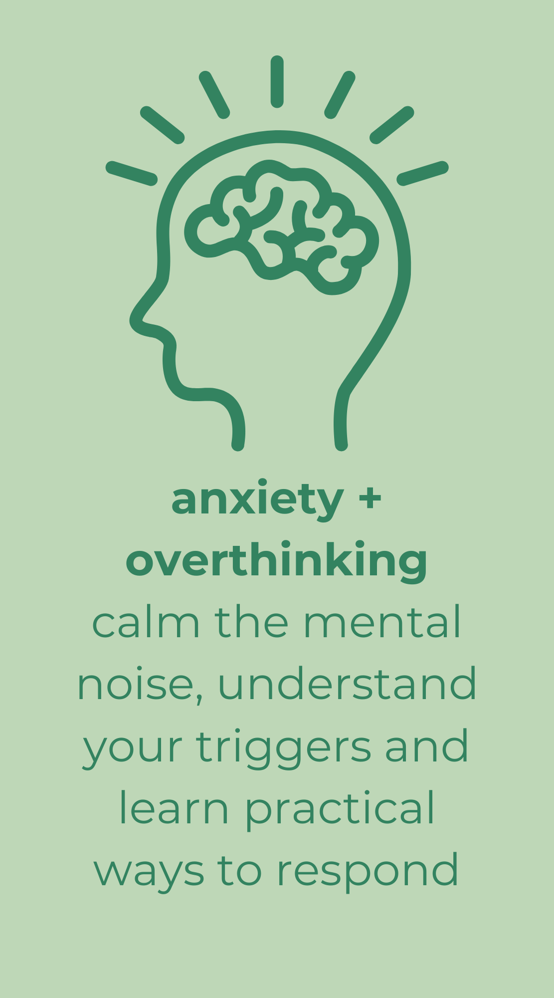 anxiety + overthinking