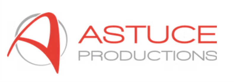 Logo de la société Astuce Productions avec le nom écrit à côté.
