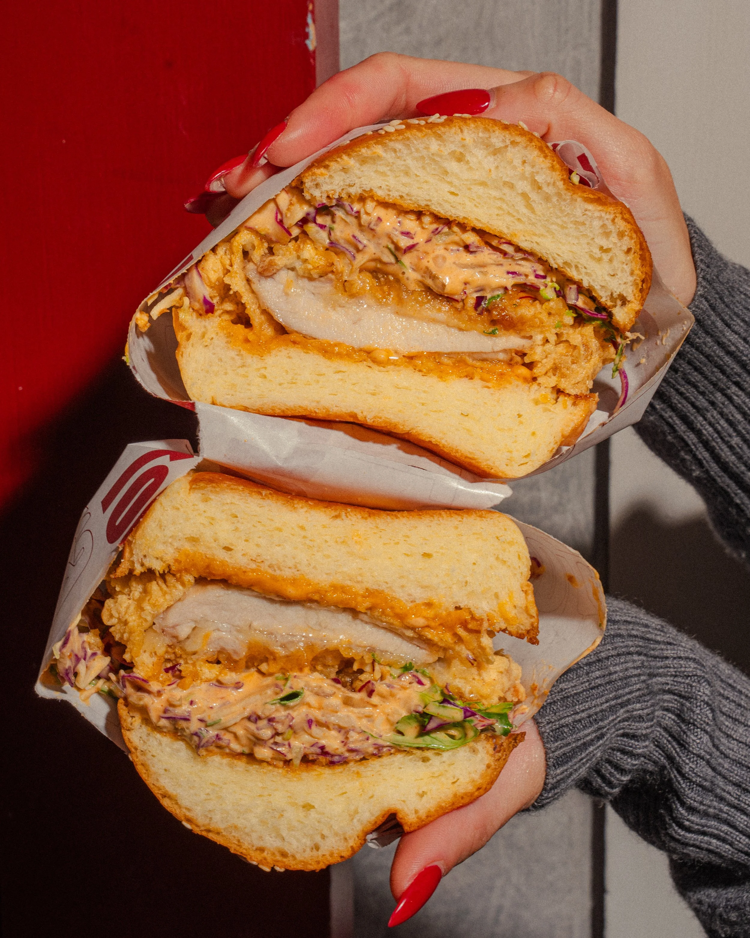 Signature Japanese Chicken Katsu Sando at Tora Tora