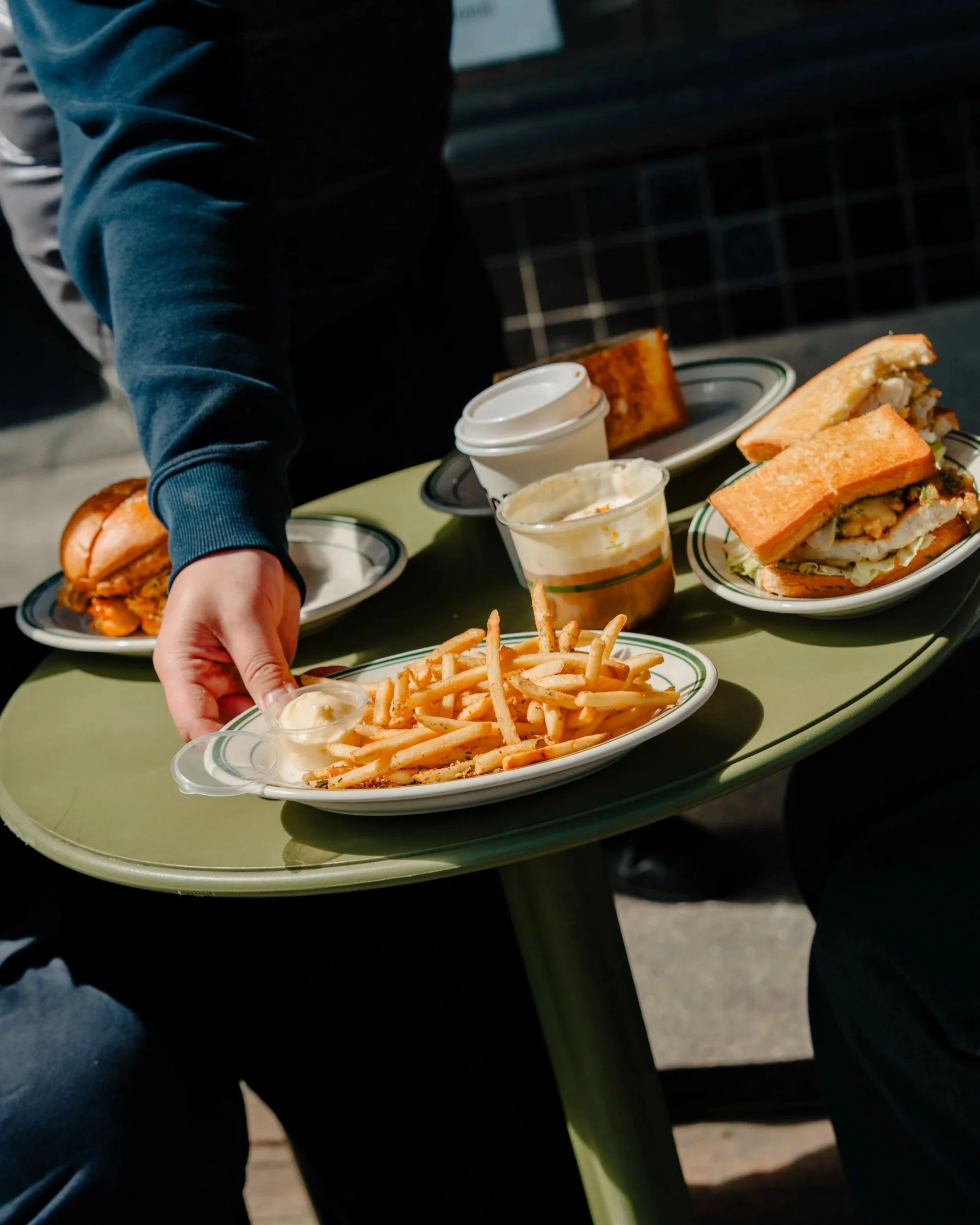 Freshly prepared sandwiches for breakfast and lunch at Tora Tora Richmond