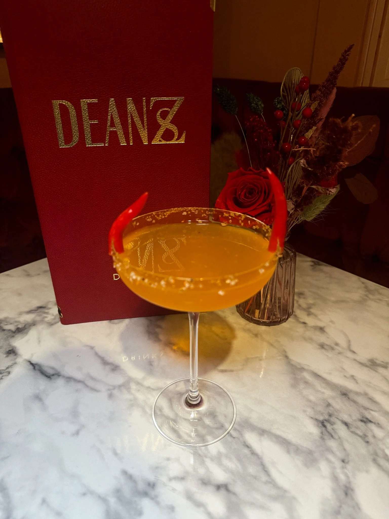 Our Spicy Marg with but with a Scottish Twist. Meet the Irn Bru Spicy Marg 🔥

Here for a limited time only - don't miss out on your chance to try!

Made with homemade irn bru reduction, tequila, cointreau and chilli syrup for that little extra kick.