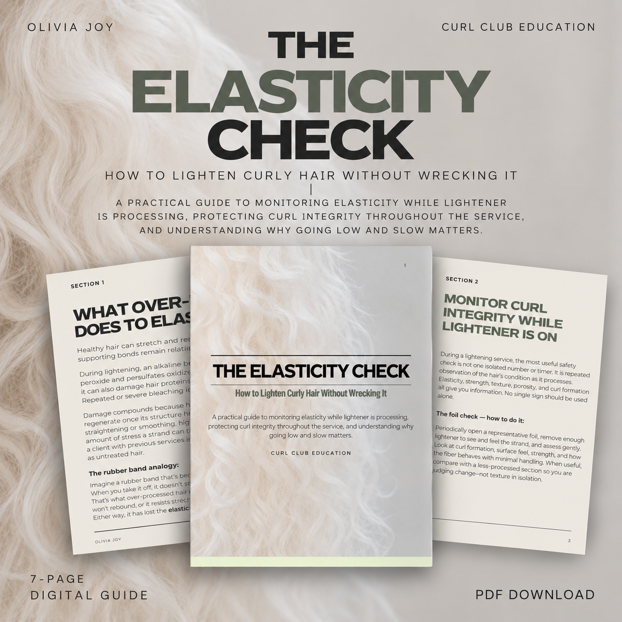 The Elasticity Check: How to Lighten Curly Hair Without Wrecking It