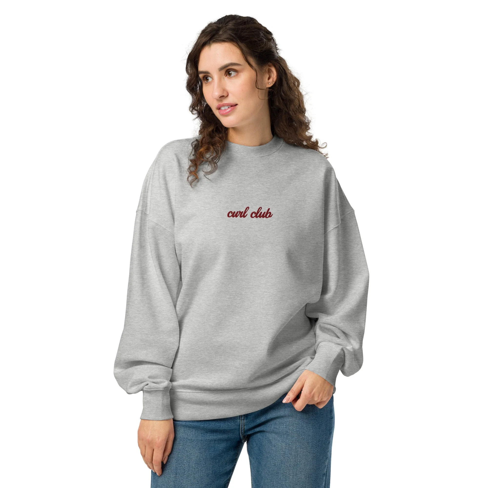 Curl Club oversized sweatshirt