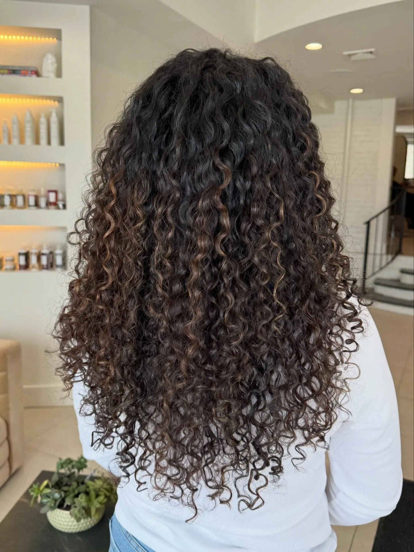 this is what happens when your haircut starts working with your curls instead of against them

more balance
more definition
less bulk where you don&rsquo;t want it

every curl pattern has potential&mdash;it just needs the right shape
#curly #curlycut