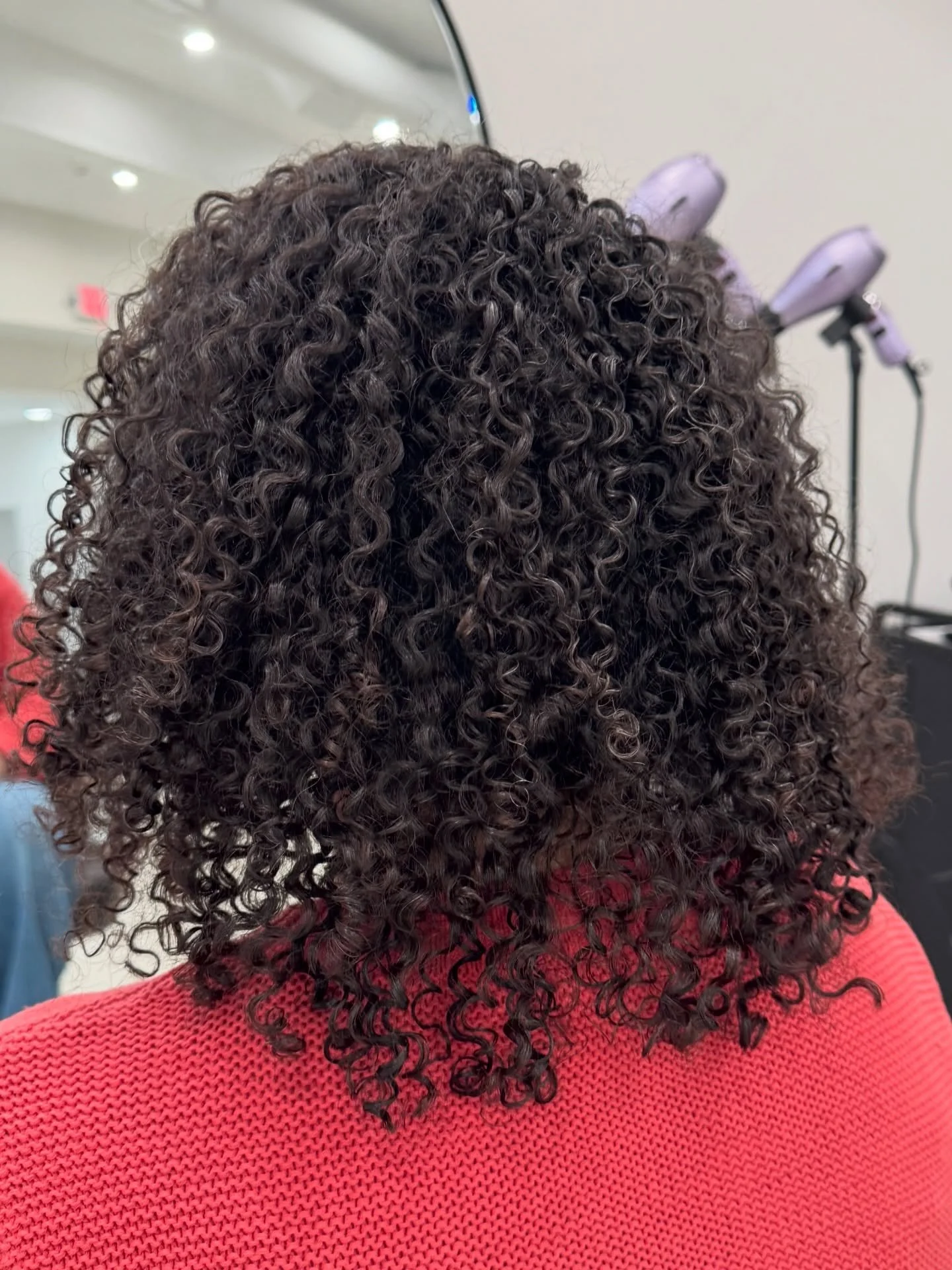 Sometimes the first step in healing your hair is simply creating balance again.

For this corrective curly cut, we focused on reshaping her curls, removing the ends that were no longer serving her, and creating a more balanced shape to work with as w