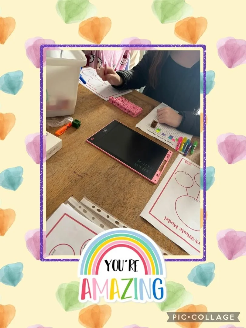 Excellent work using number grids and cubes to support maths work learning prime numbers 👏 ➕️➗️➖️

#Maths #reengagement ##inclusion #skills #creativelearning #wellbeing #fun #KS3 #alternativeeducation
