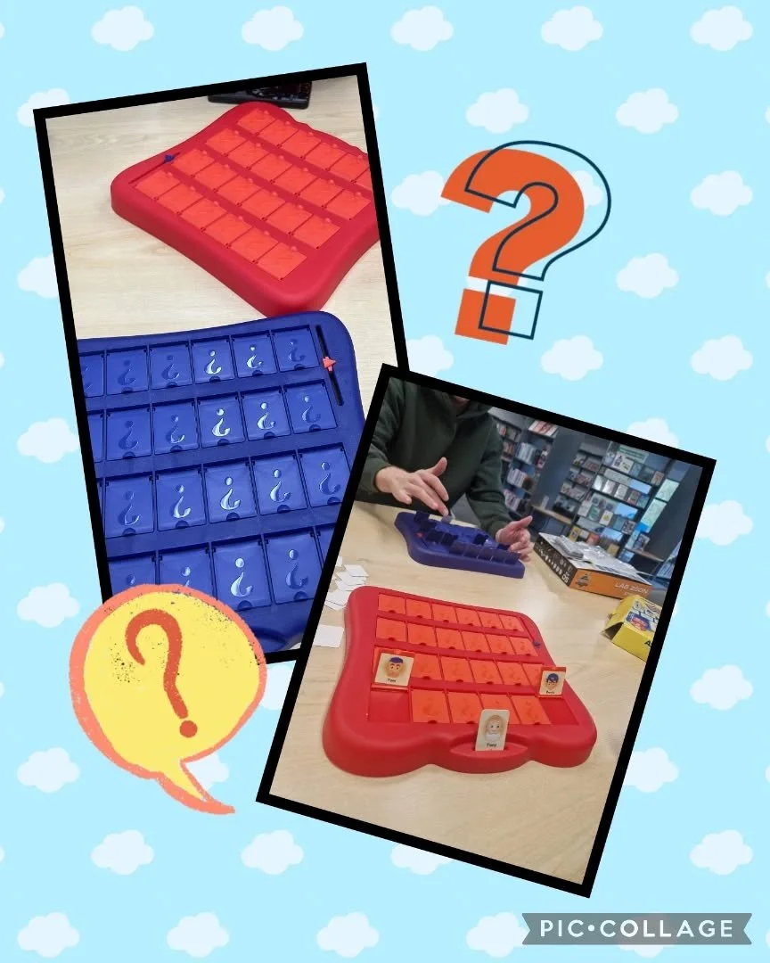 😃 Guess Who?😃

We 💓 games especially when they're helping us to regulate!

#games #LearningIsFun #inclusion #regulation #calm #funlearningactivities ##creativelearning #learning #reengagement #skills