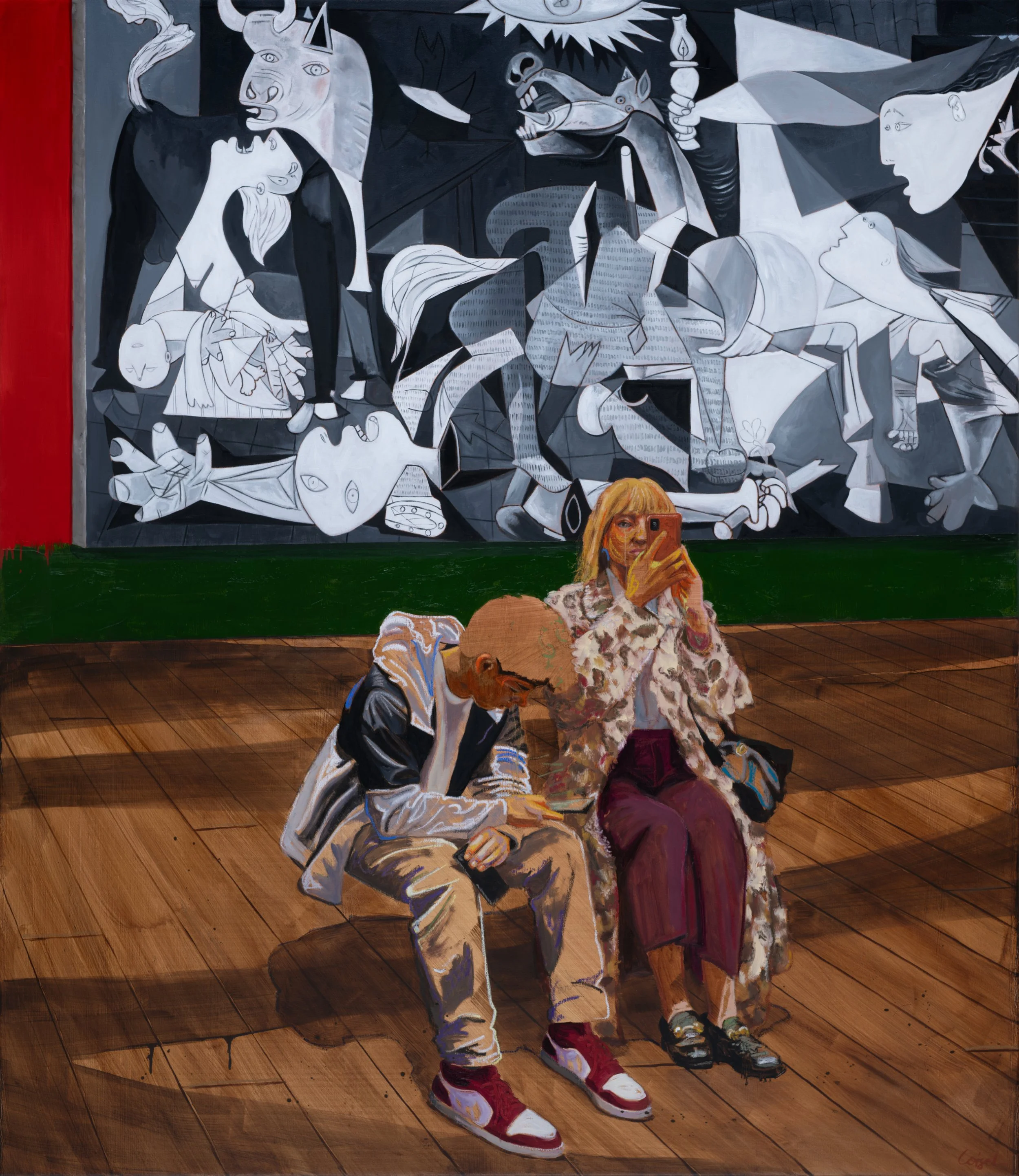 Cher Pablo, oil on canvas, 150 x 130 cm, 2026