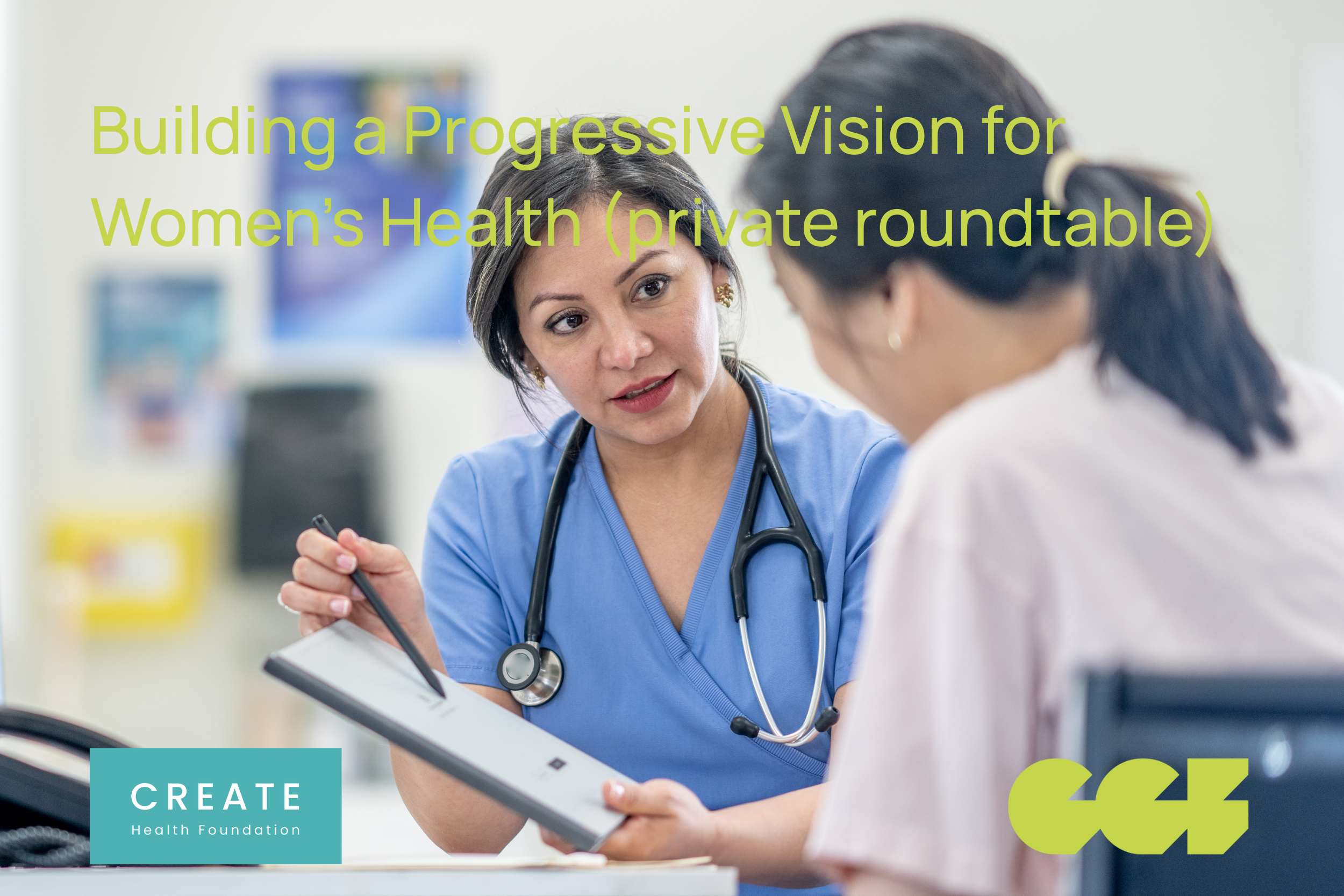 Building a Progressive Vision for Women's Health (private roundtable)