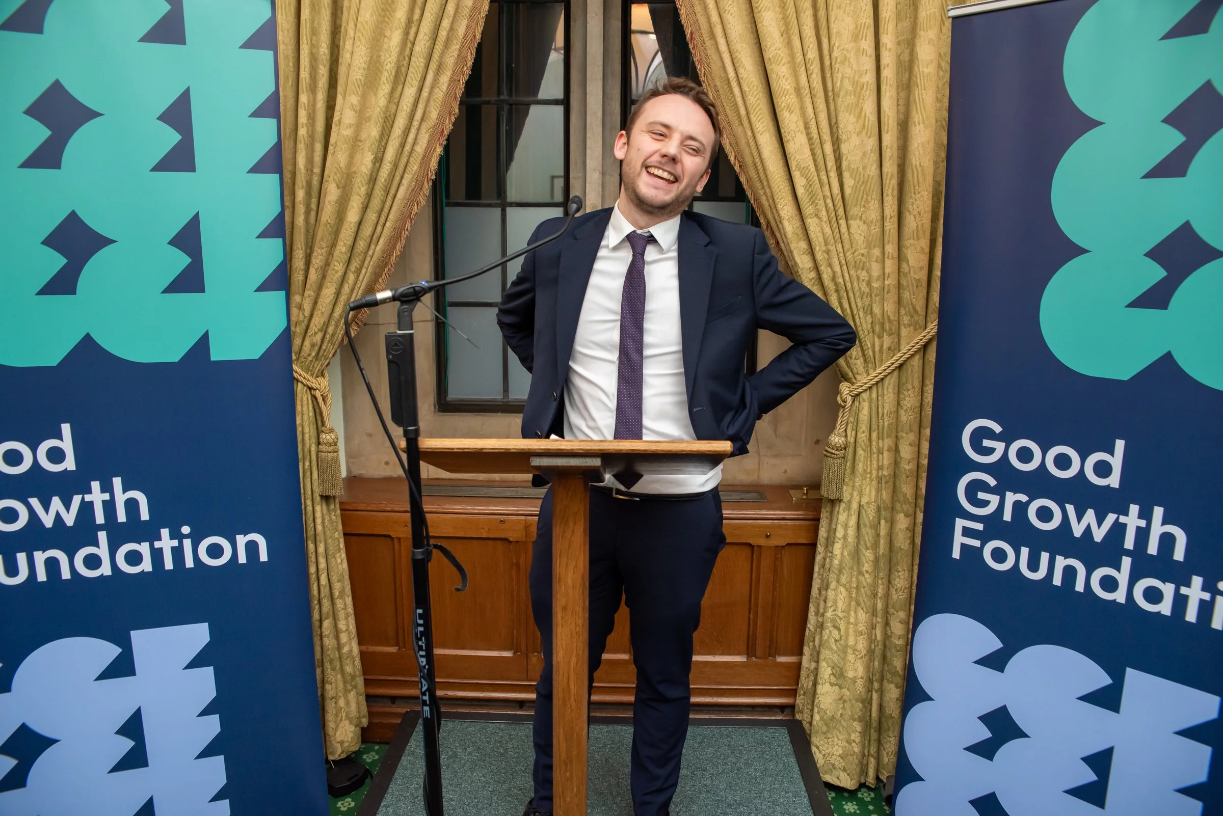 Co-Chair of Labour Growth Group Chris Curtis speaking at GGF's launch in Parliament