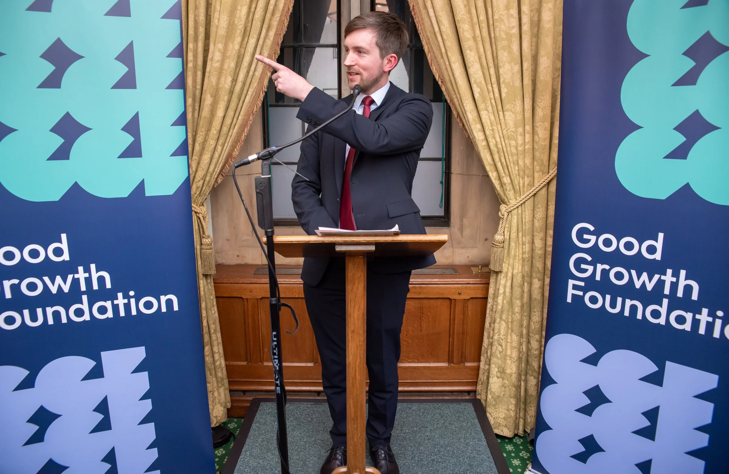 PPS Dan Tomlinson speaking at GGF's launch in Parliament