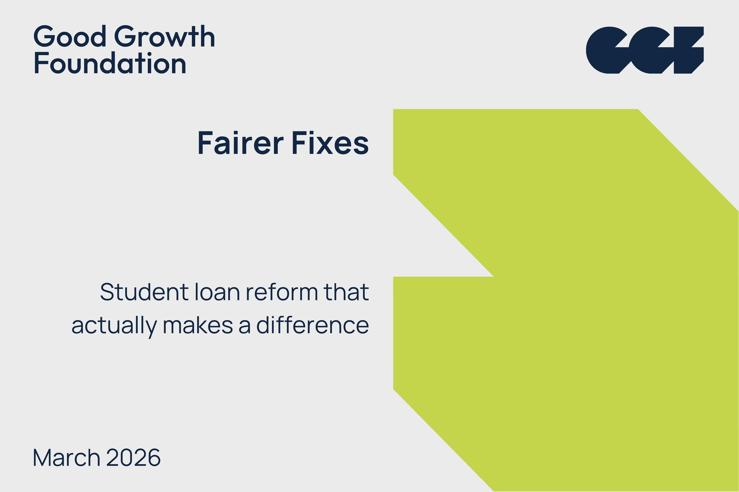 Fairer Fixes: Student loan reform that actually makes a difference