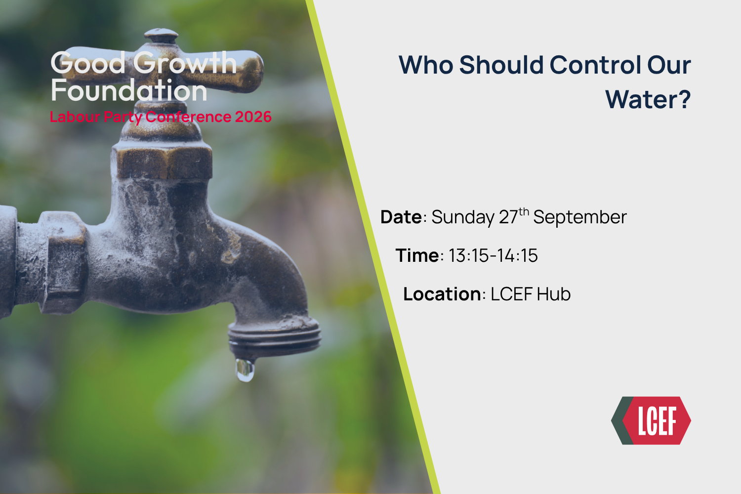 Who Should Control our Water?