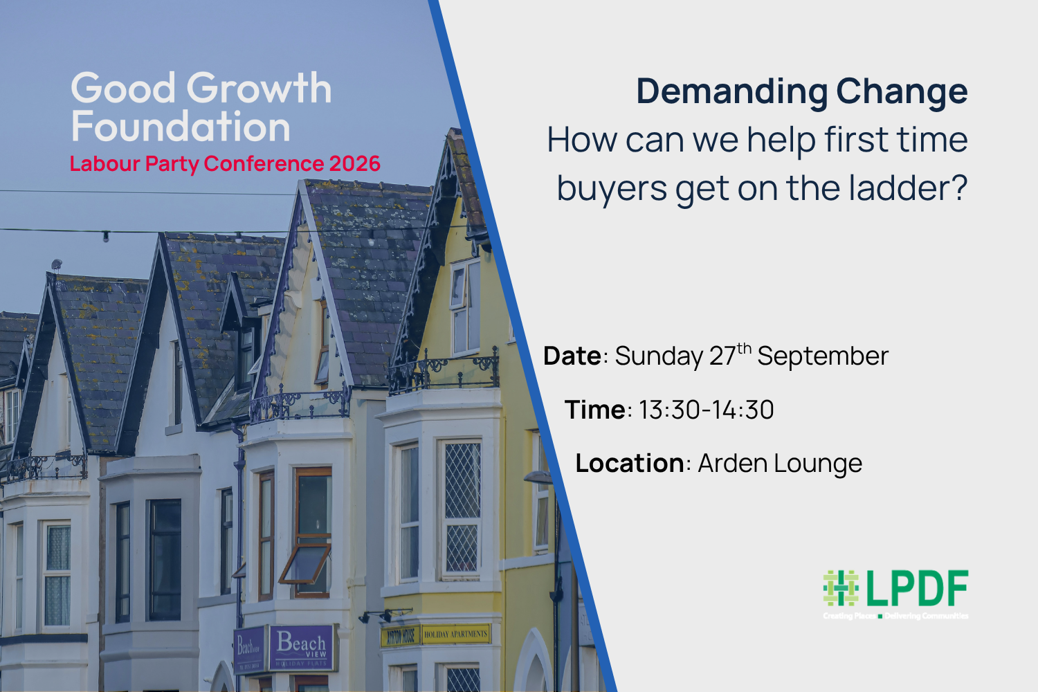 Demanding Change: How can we help first time buyers get on the ladder?