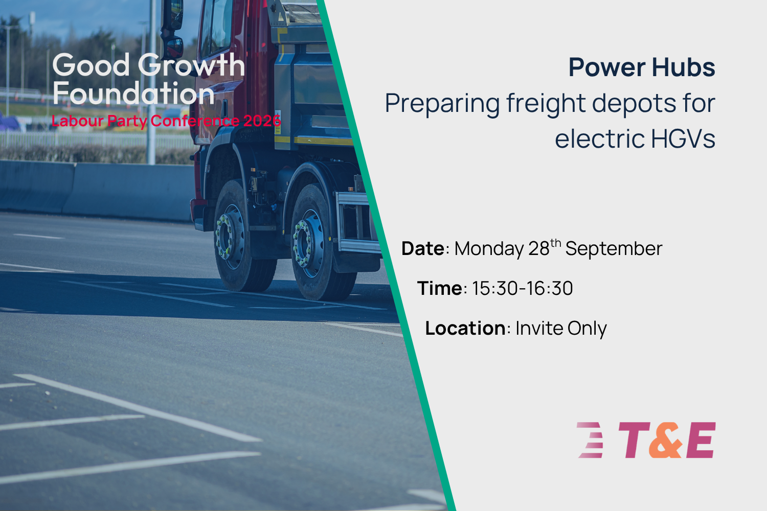 Power Hubs: Preparing freight depots for electric HGVs