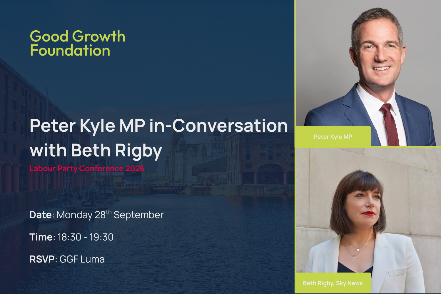 Peter Kyle MP in conversation with Beth Rigby