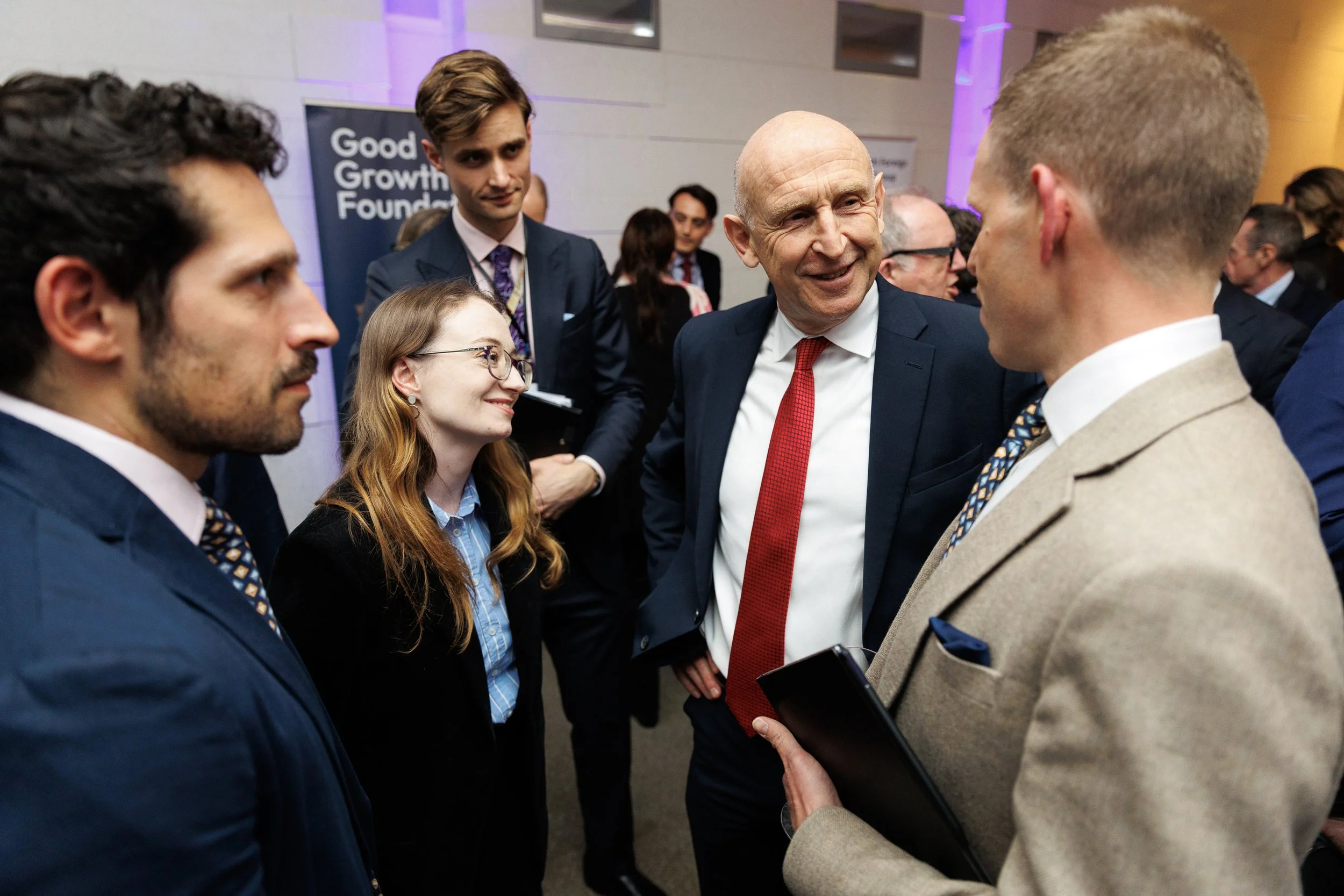Defence Secretary John Healey at The Good Growth Foundation's reception