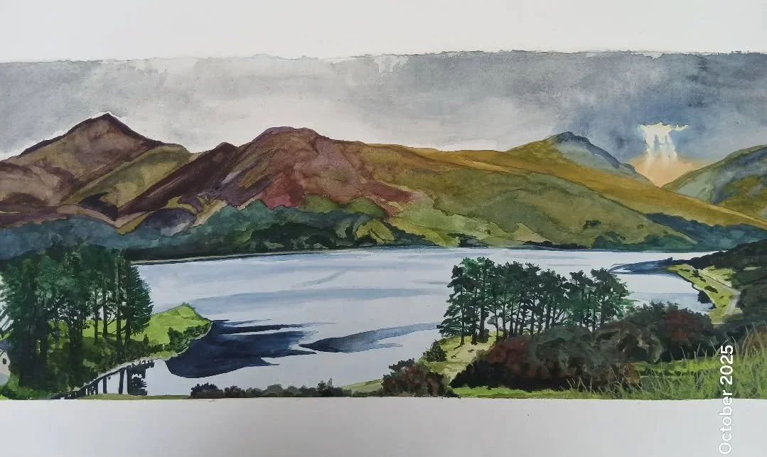 Just wishing I'd stayed...

29.6 x 70 cms  DM for price

#knockhouse #lochba #loch #mull #isleofmull #highlands #scotland #sky #water #watercolour #watercolours #watercolor #aquarelle #kunst
