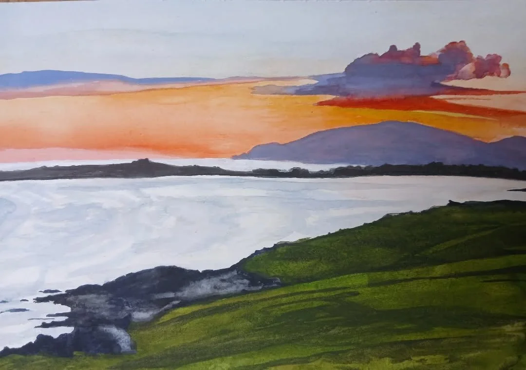 The Sky on Skye

#Skye #sky #skyborne #scotlandhighlands  #Scotland #island #watercolour #watercolours #watercolor #aquarelle #kunst