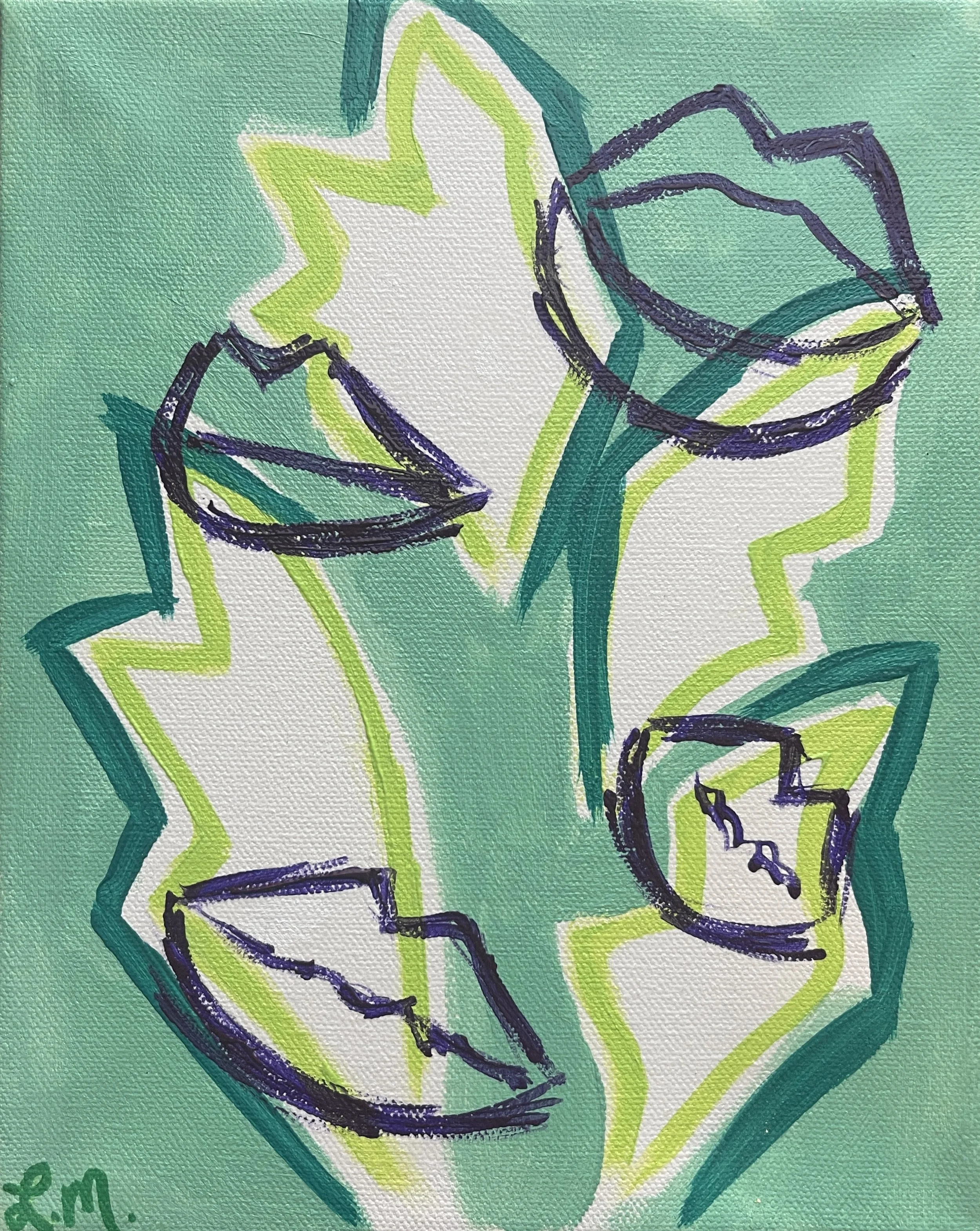 "Internal Conflict" - Acrylic on Canvas
