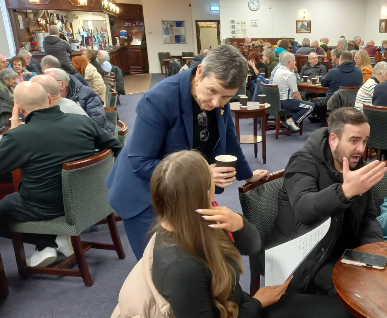Around 100 people attend my Coombe Park coffee morning