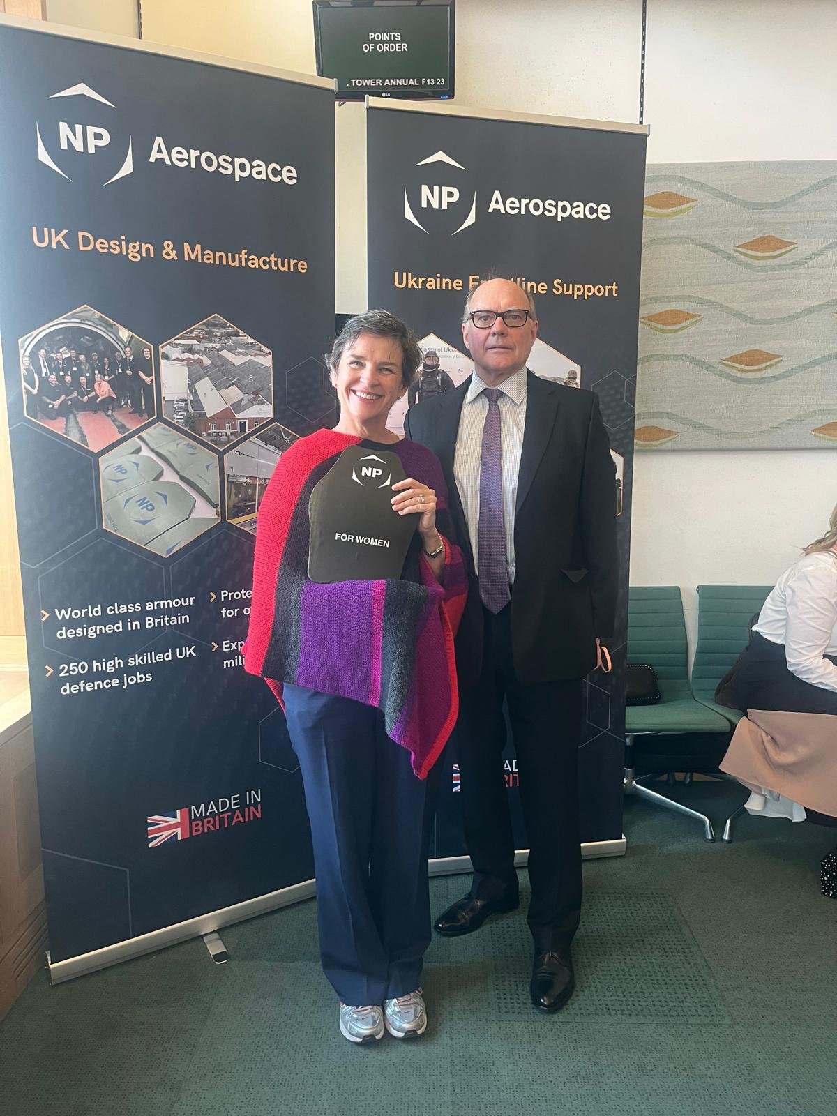 Coventry Firm Showcases New Women’s Body Armour