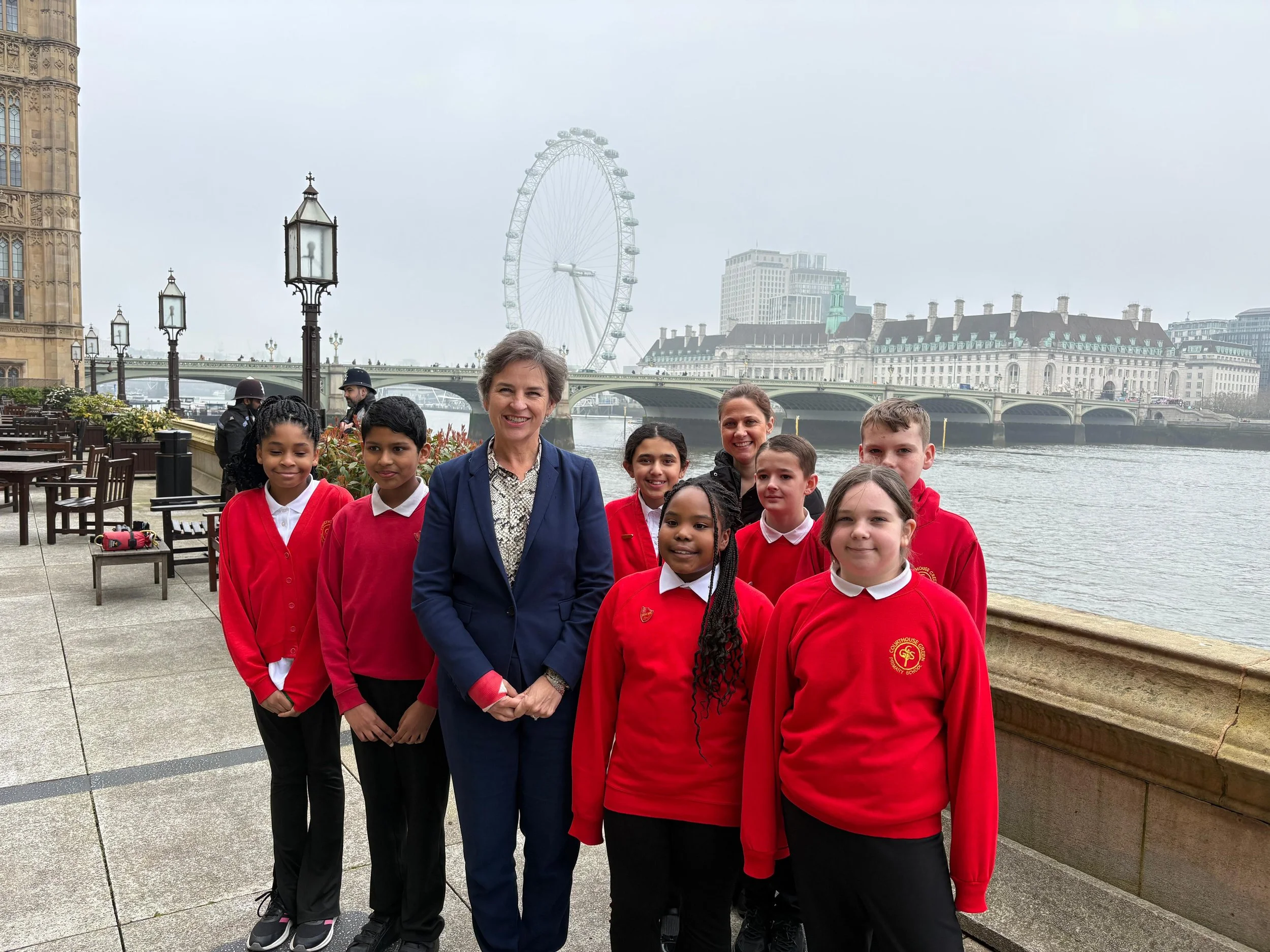 Courthouse Green Primary School Visits Mary in Parliament