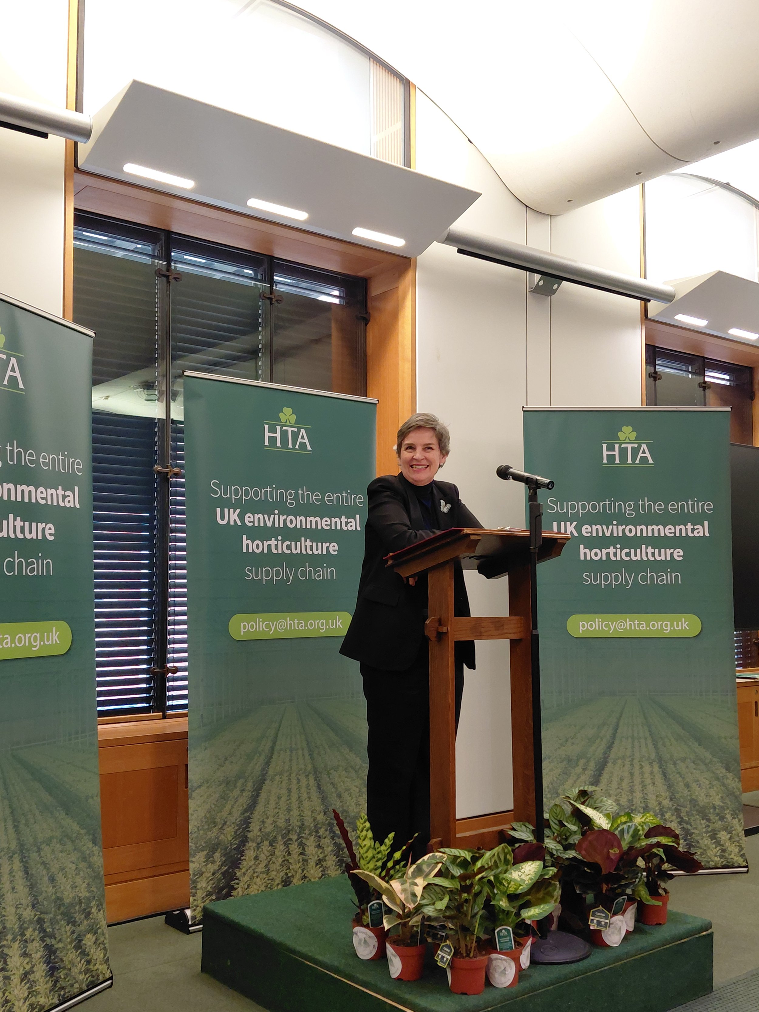 Minister Mary Creagh Speaks at Plants in Parliament Event