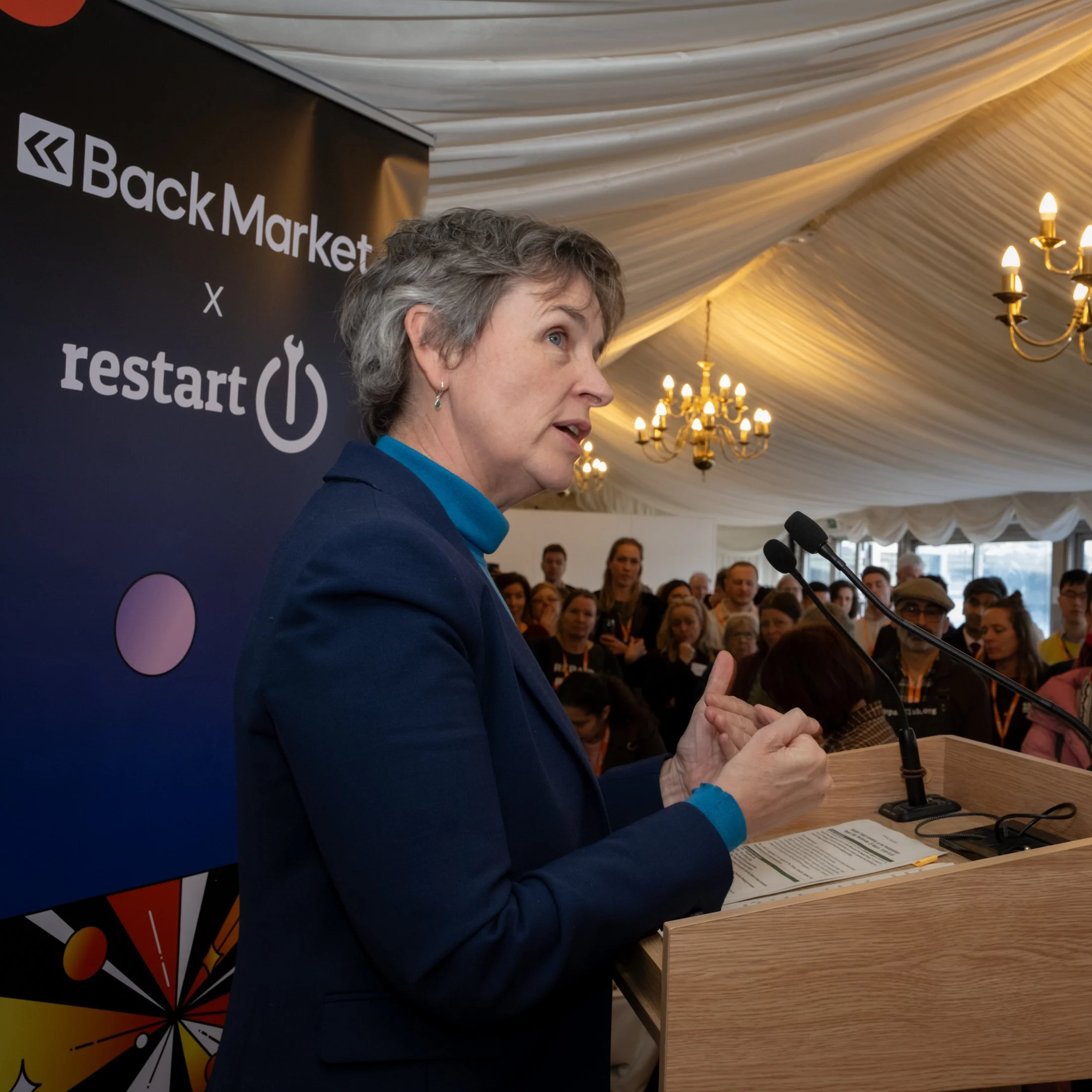 Minister Creagh Speaks at Parliamentary Repair Cafe