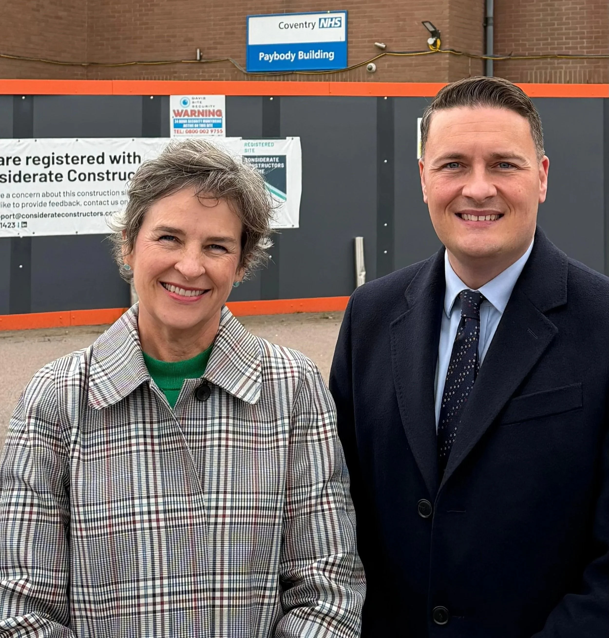 Wes Streeting Joins Mary Creagh at new Diagnostic Centre