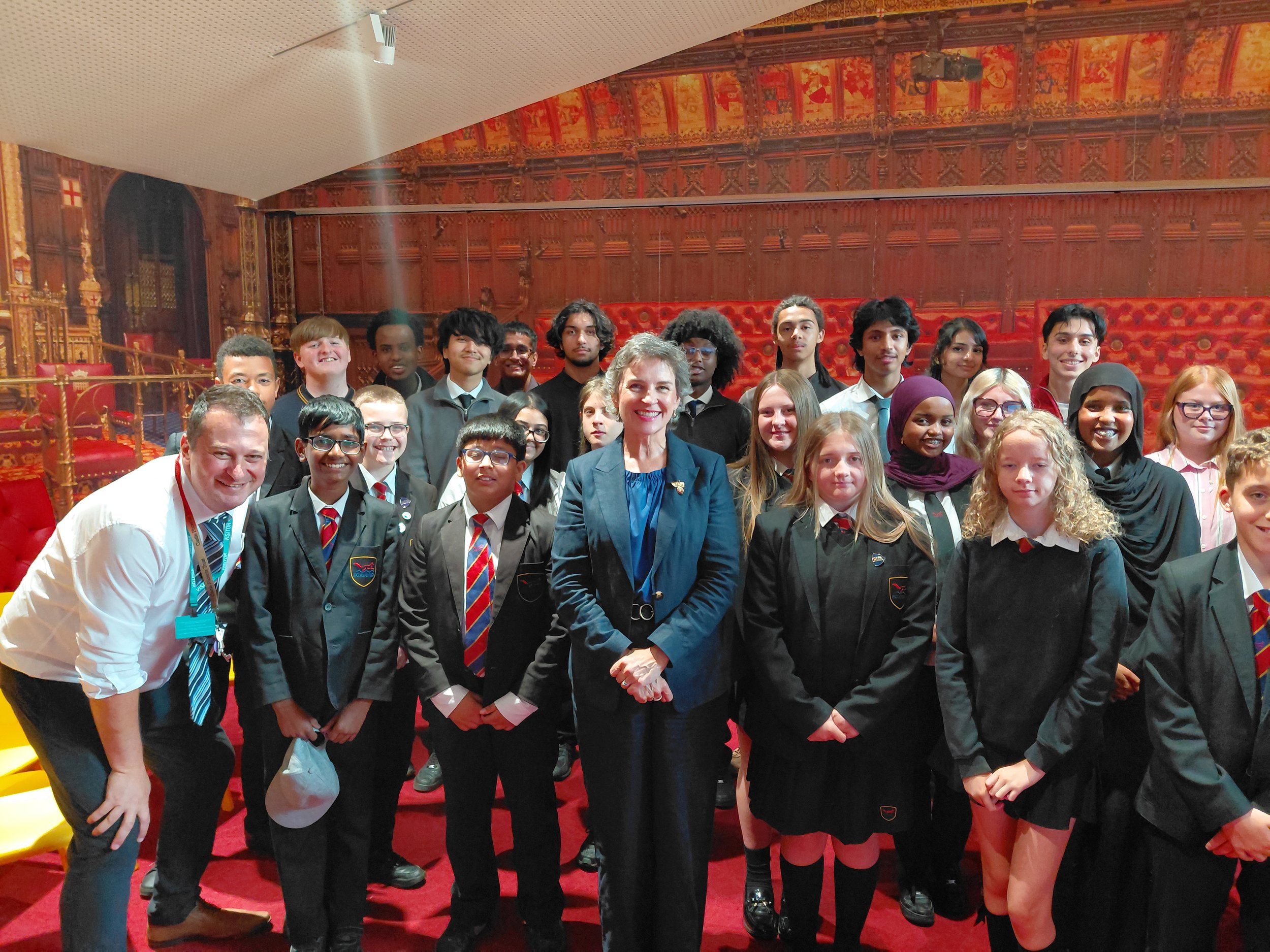 Foxford School visits Parliament