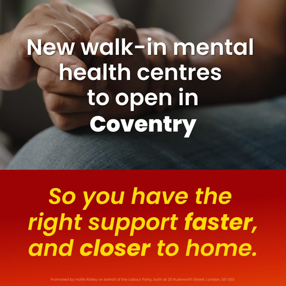 Mary welcomes new mental health support for Coventry